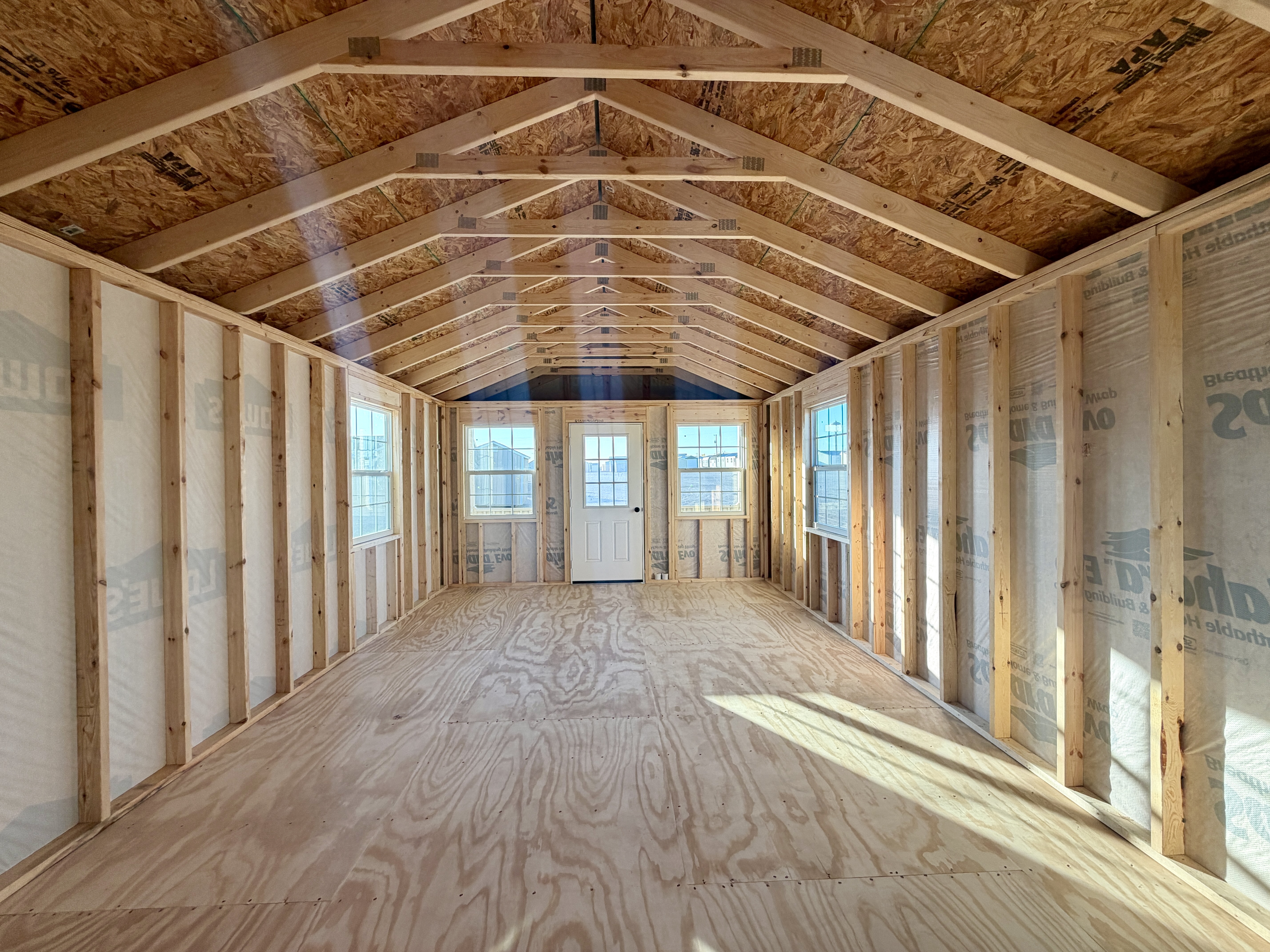 14x28 Gable Cabin with Porch #7240