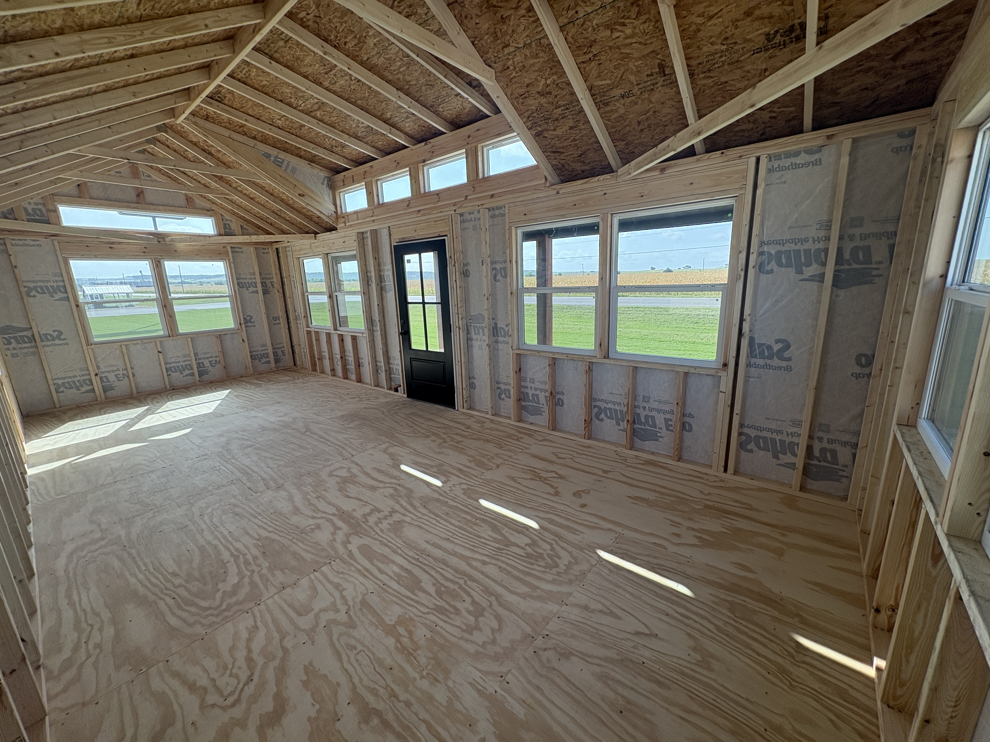 12x28 Dormer Cabin plus 4' Porch #7774
