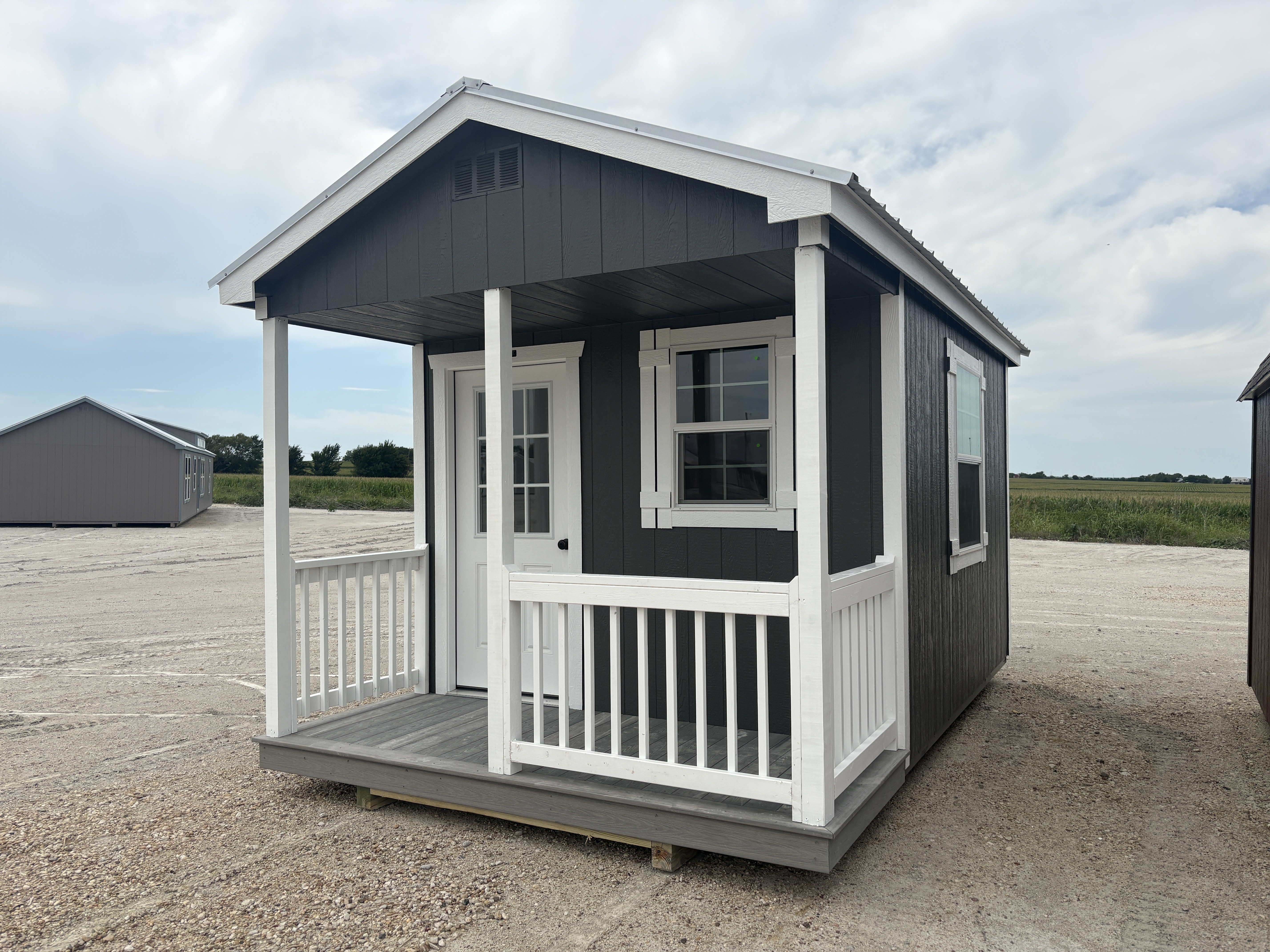10x16 Gable Cabin with Porch #7836