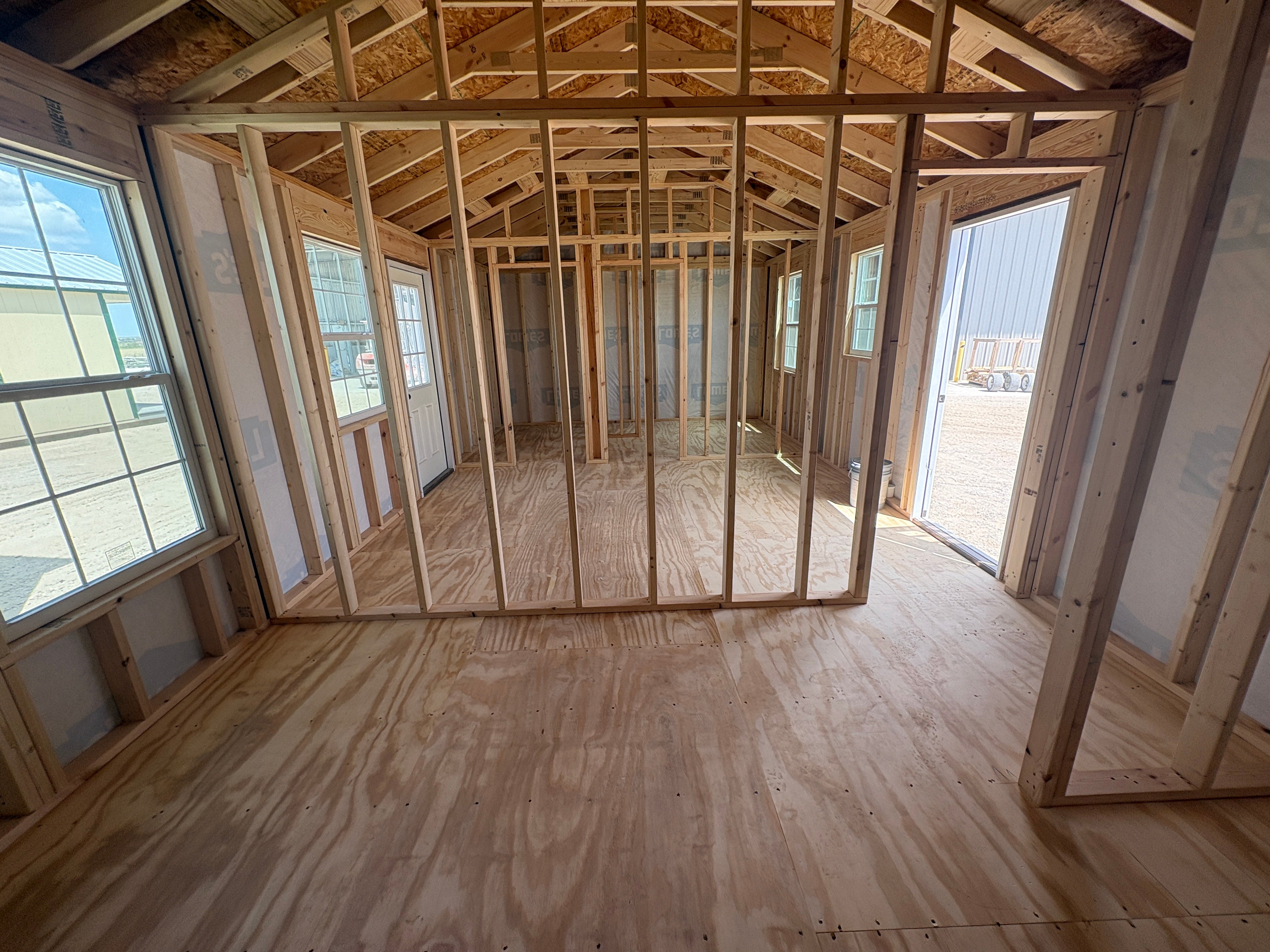 14x28 Utility Cabin Shell #8653