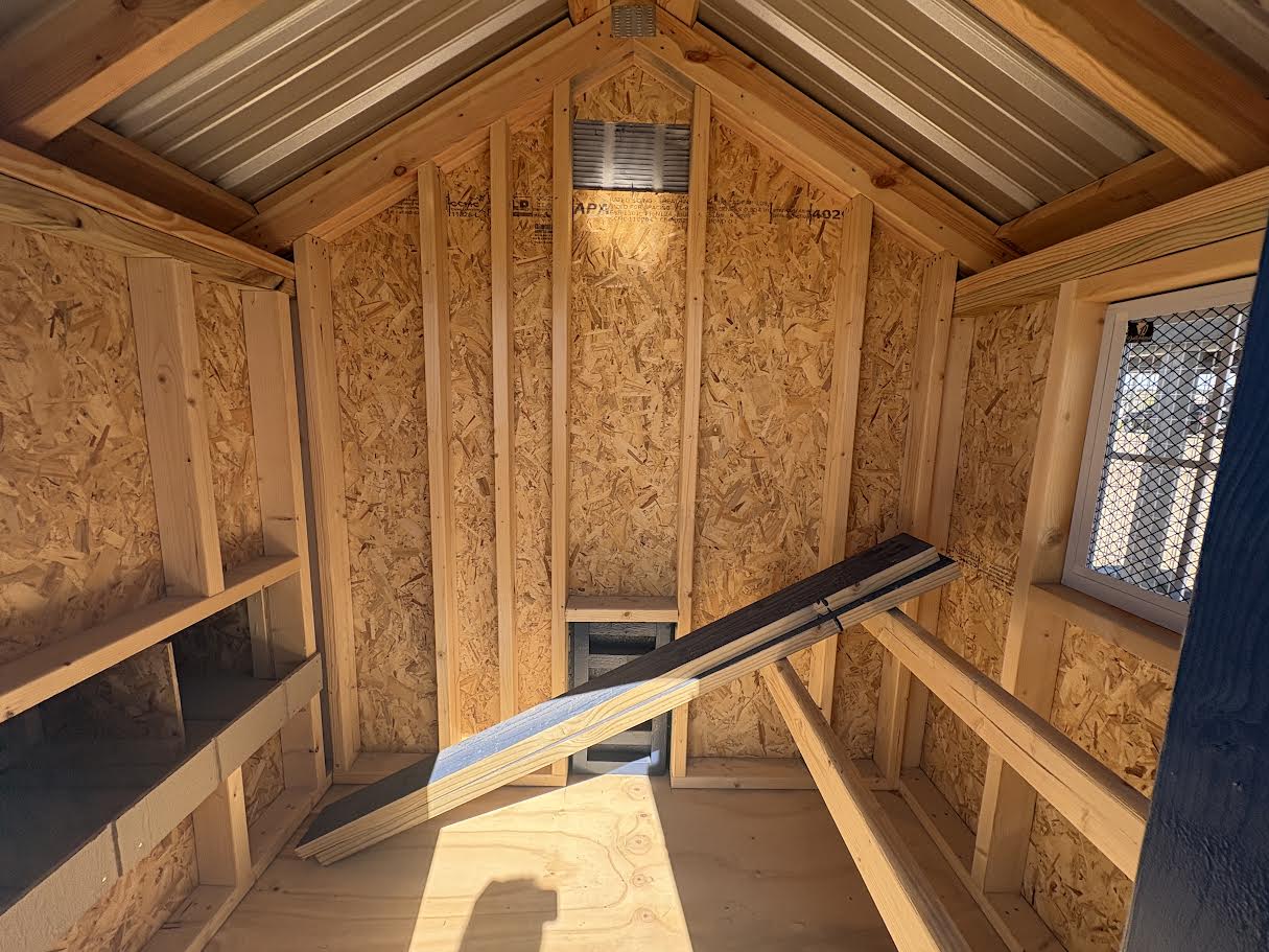 6x12 Chicken Coop #8637