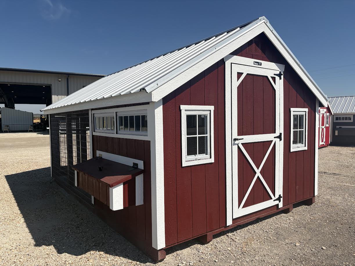 10x16 Chicken Coop #8685