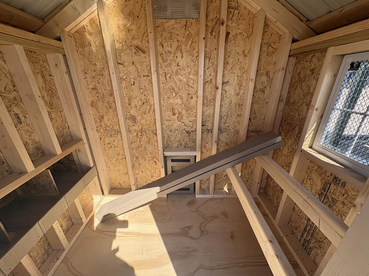 6x12 Chicken Coop #8778