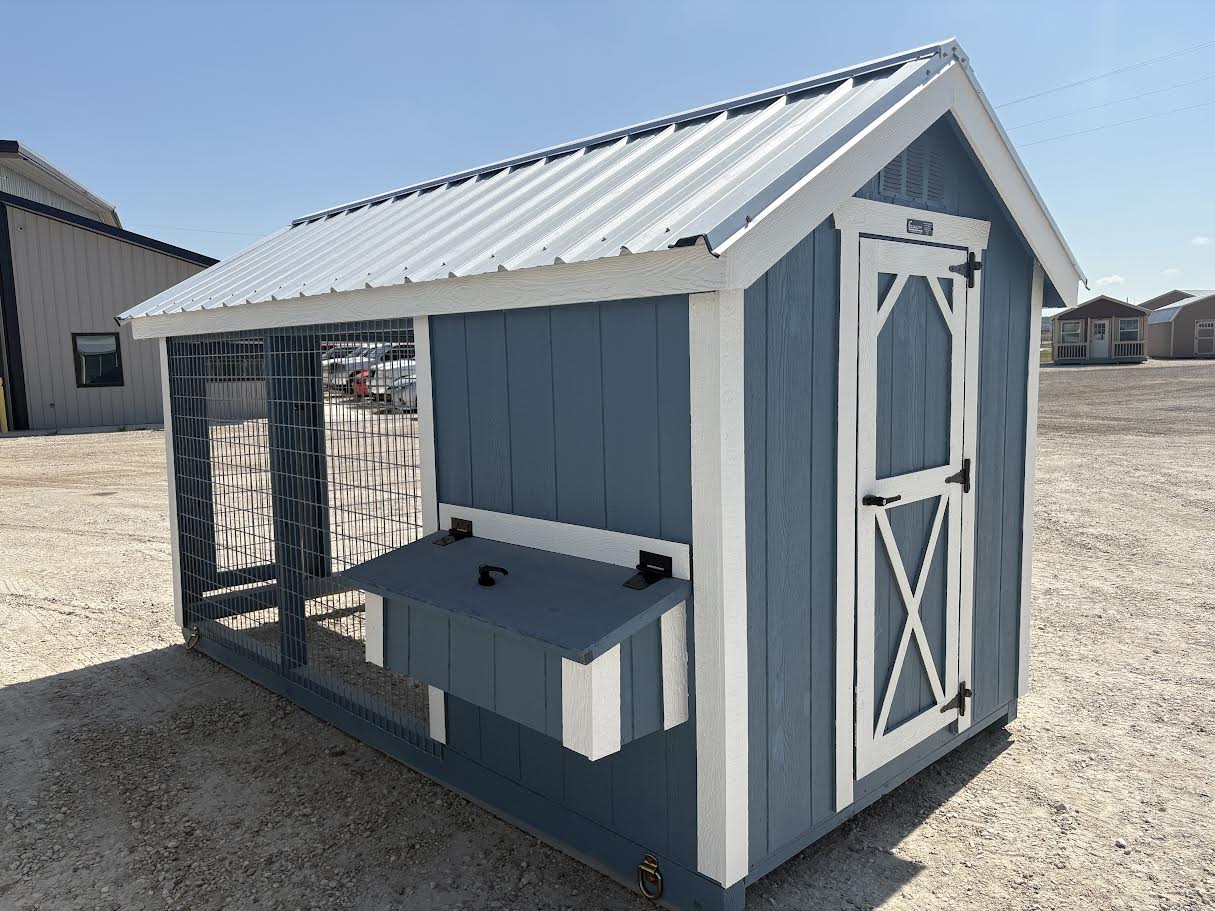 6x12 Chicken Coop #8595