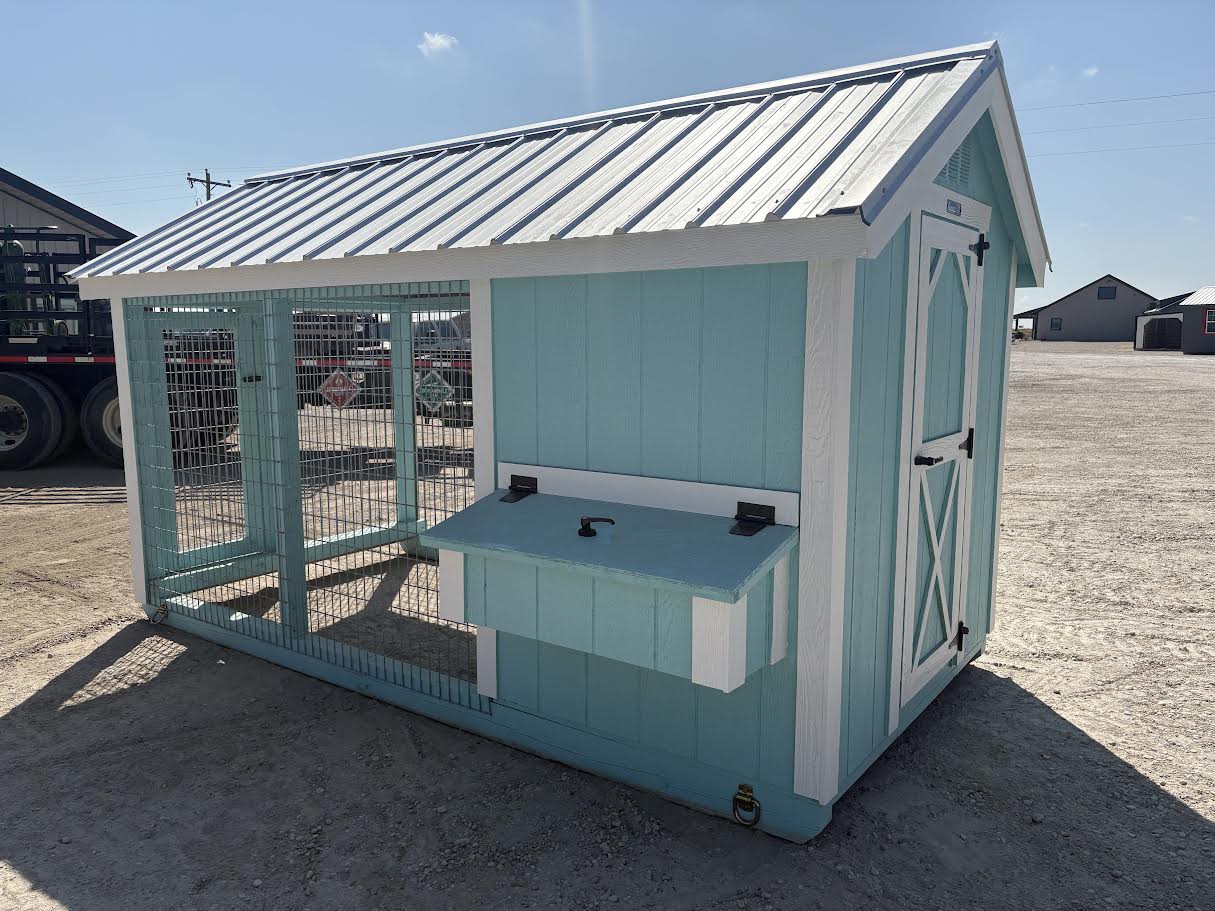 6x12 Chicken Coop #8636