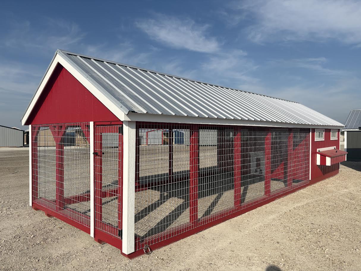 10x30 Chicken Coop #8454