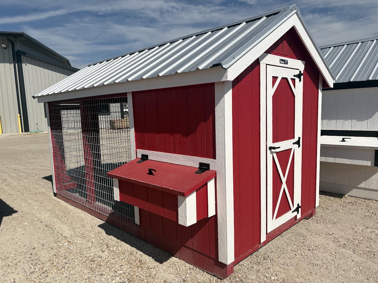 6x12 Chicken Coop #8586