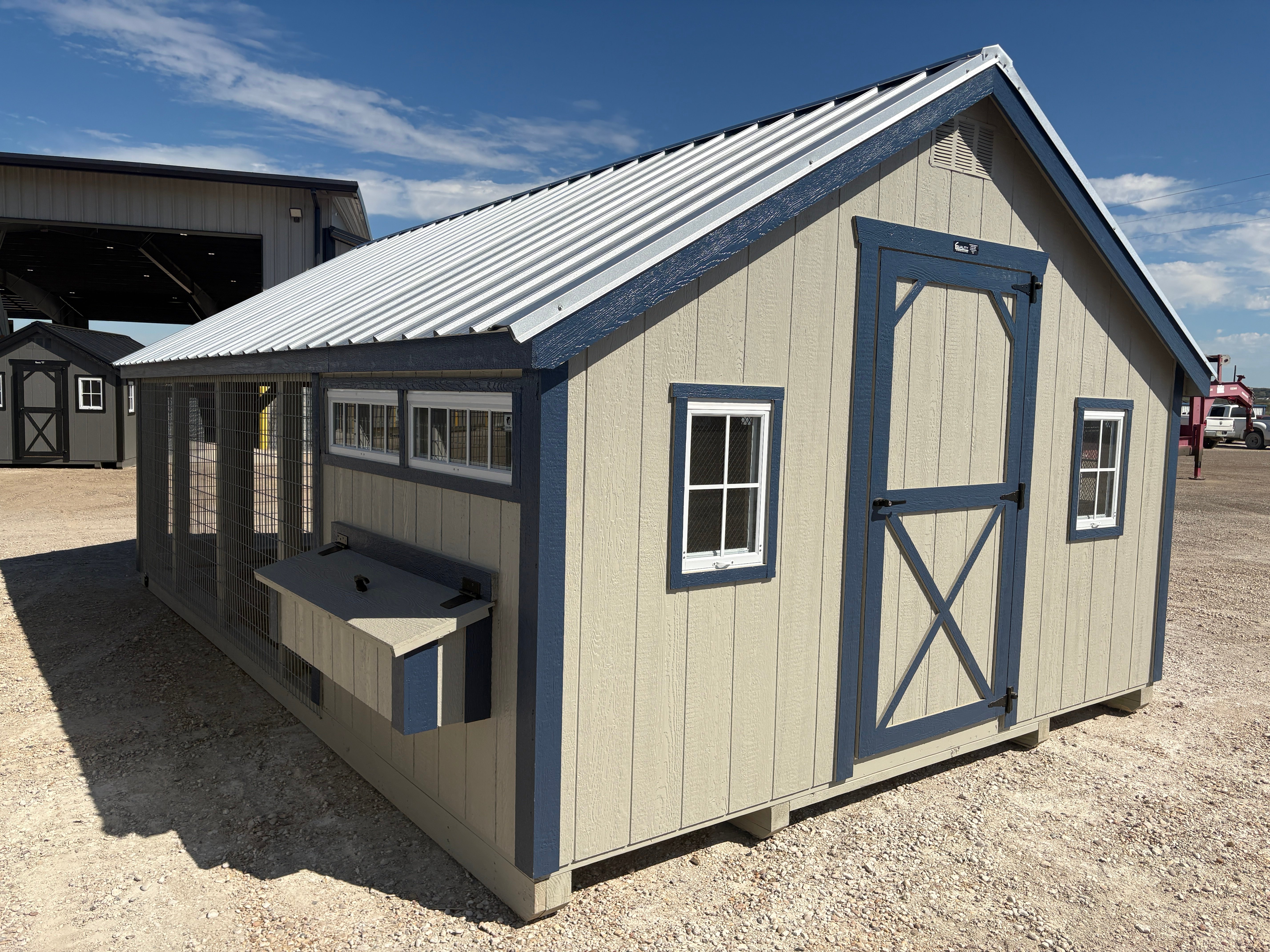 12x20 Chicken Coop #8743