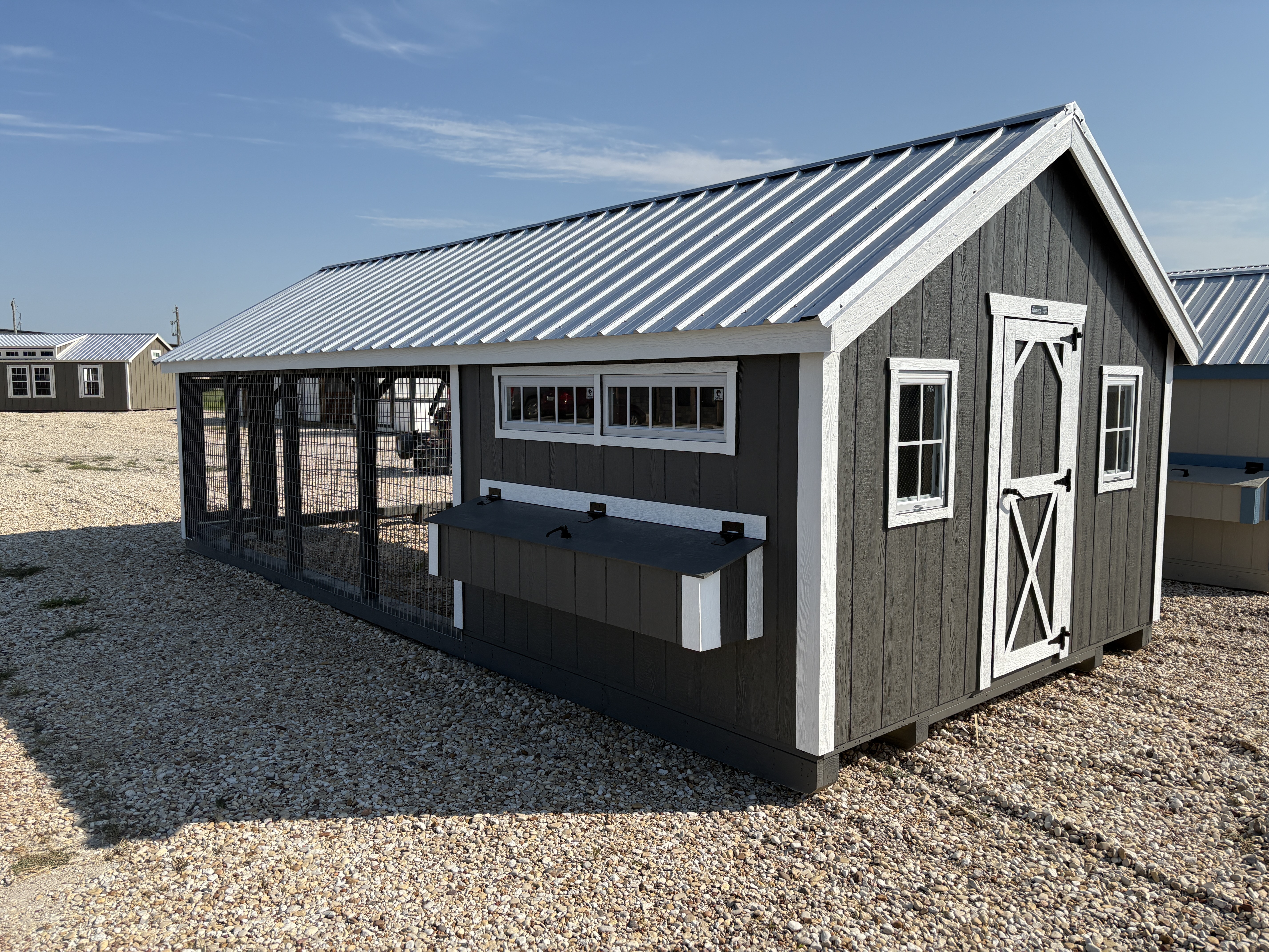 10x24 Chicken Coop #6764