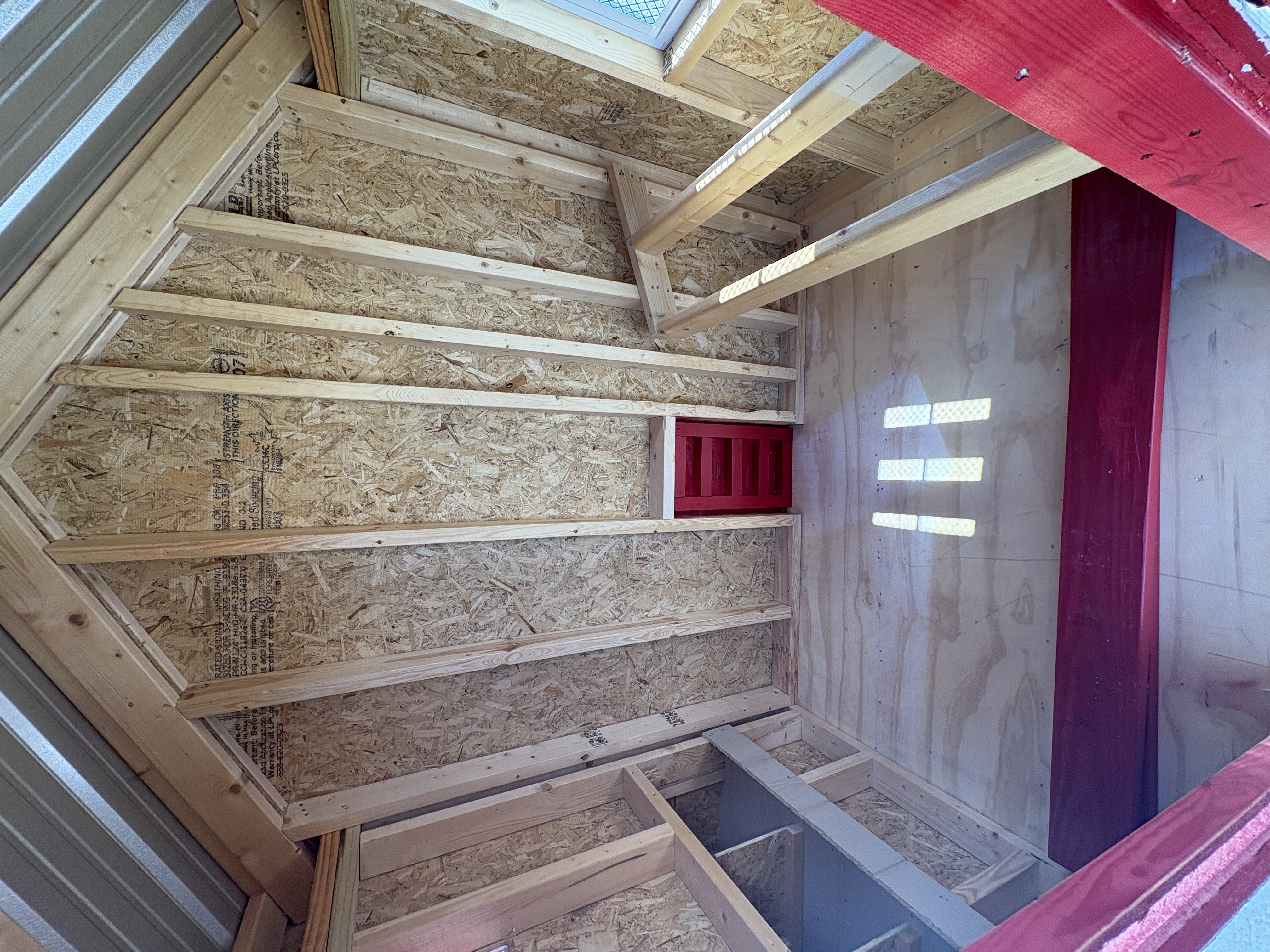 6x12 Chicken Coop #6827