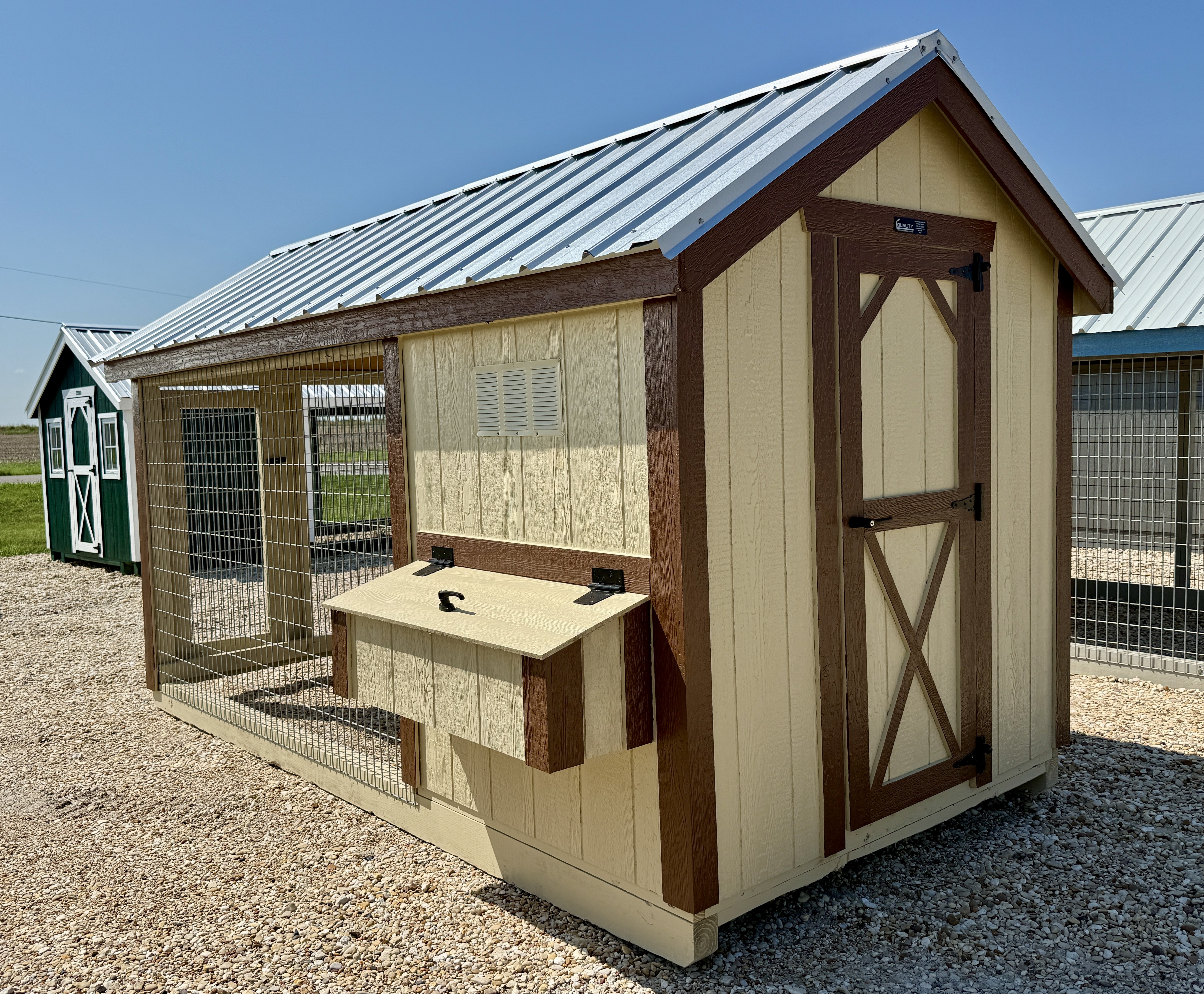 6x12 Chicken Coop #6828