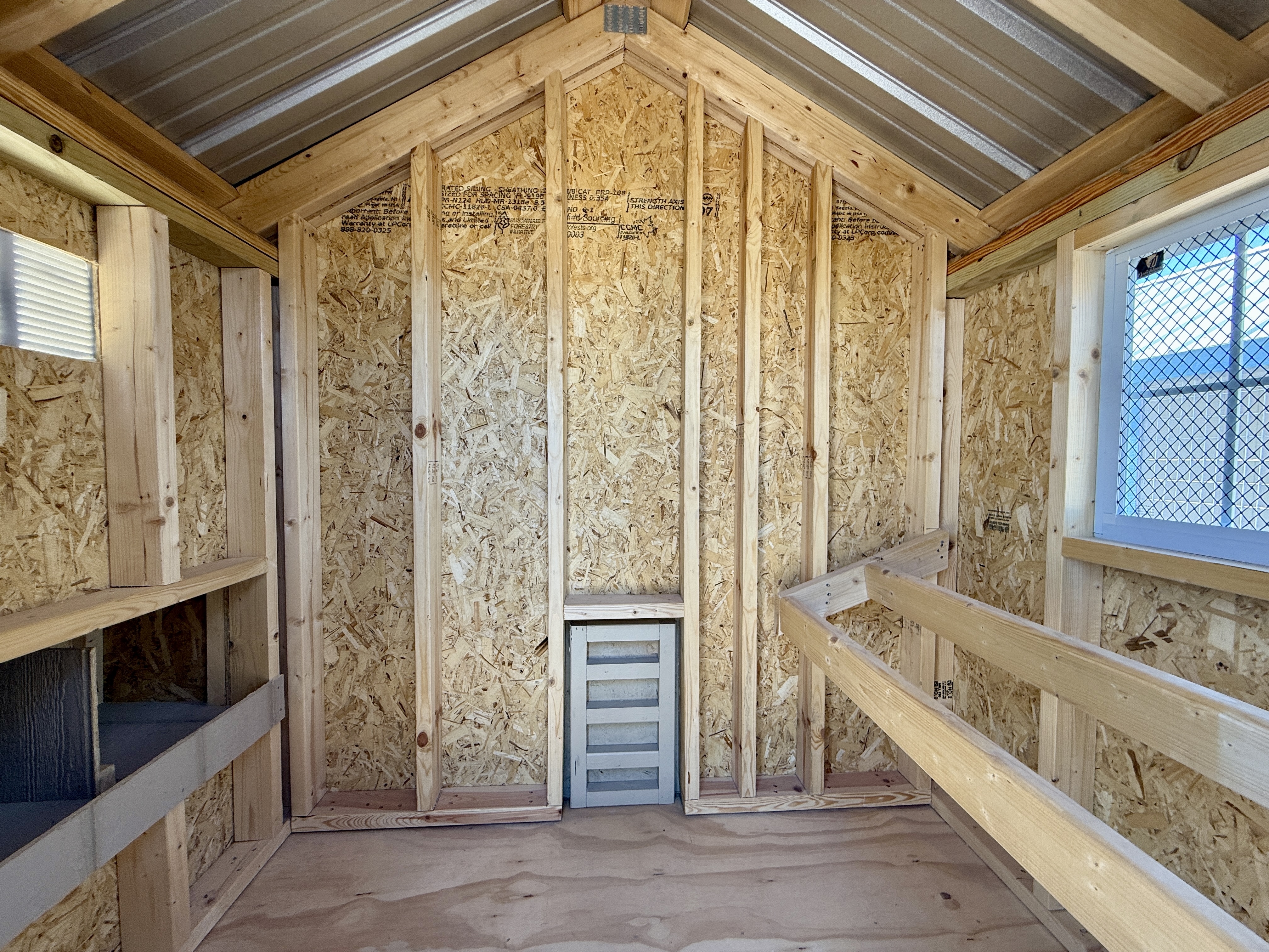 6x12 Chicken Coop #6828
