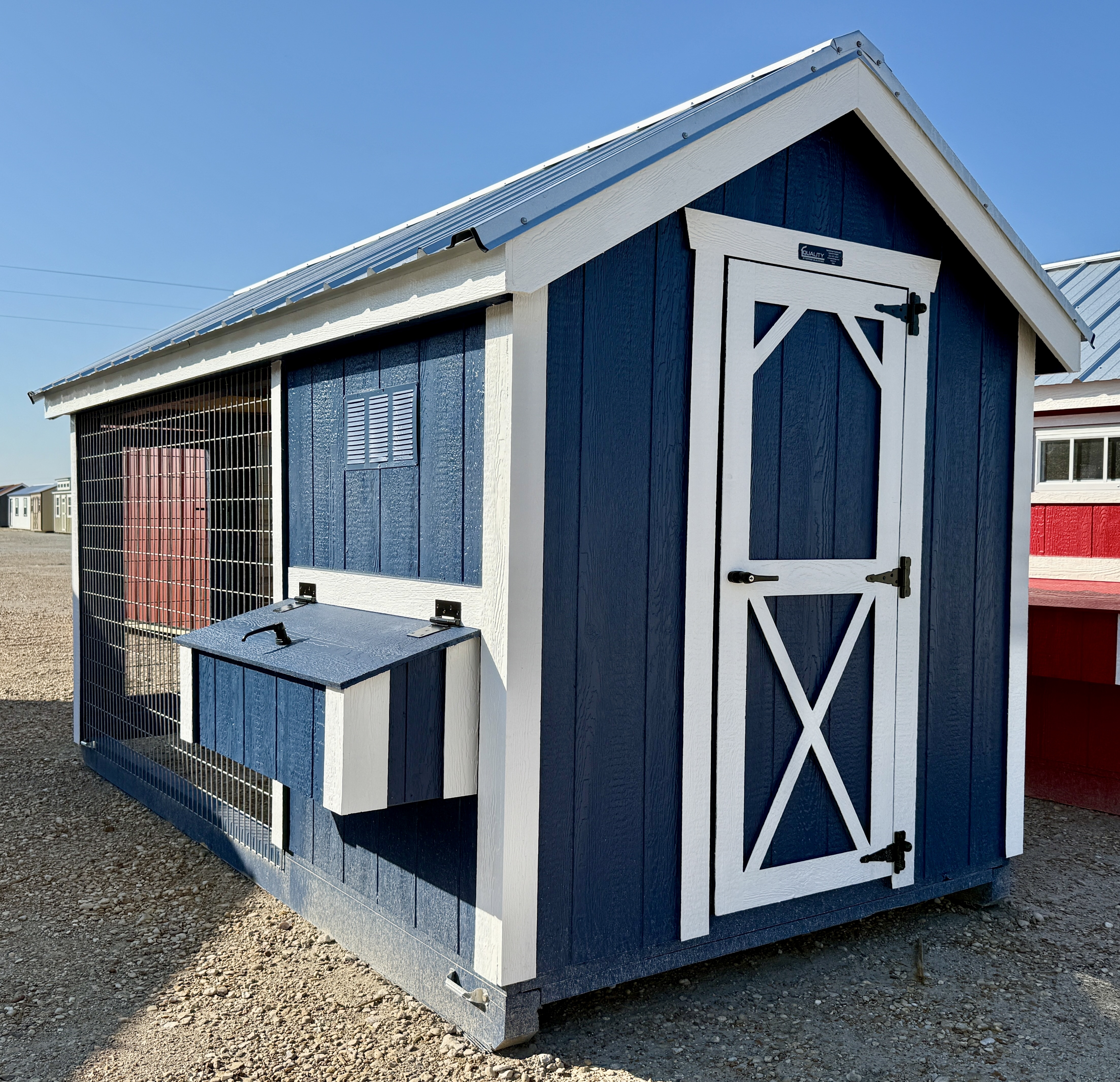6x12 Chicken Coop #7006