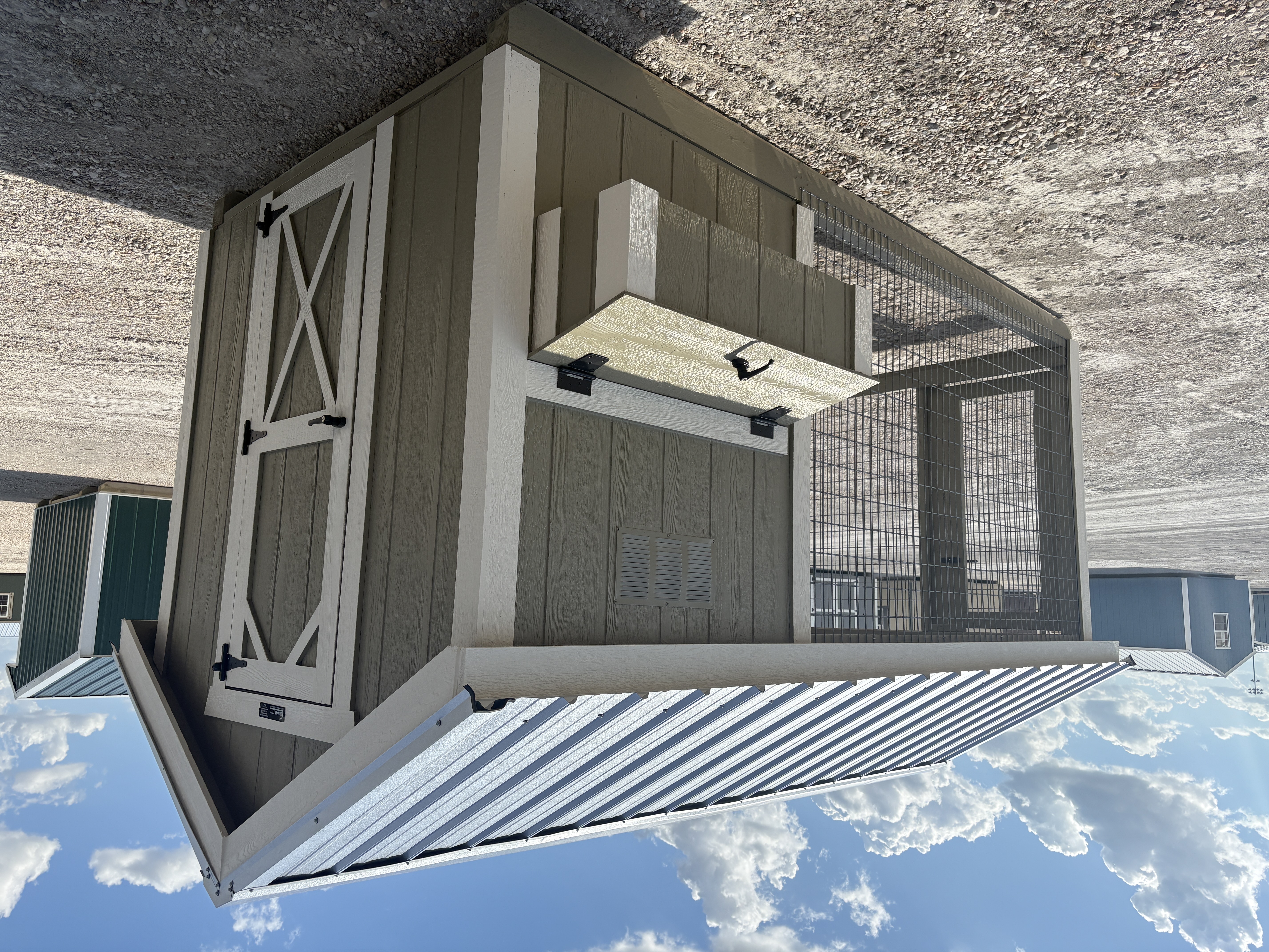 6x12 Chicken Coop #7009