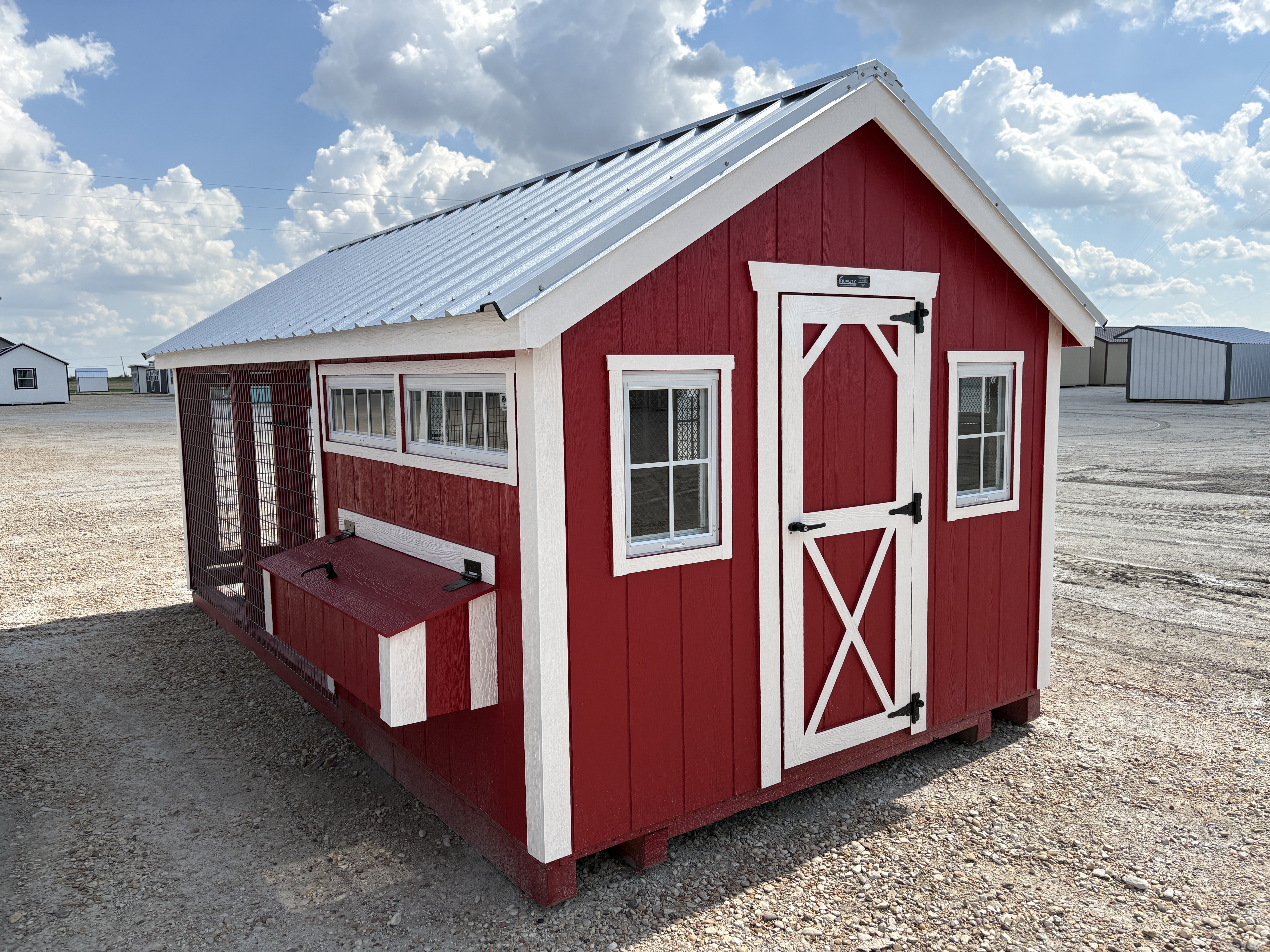 8x16 Chicken Coop #7010
