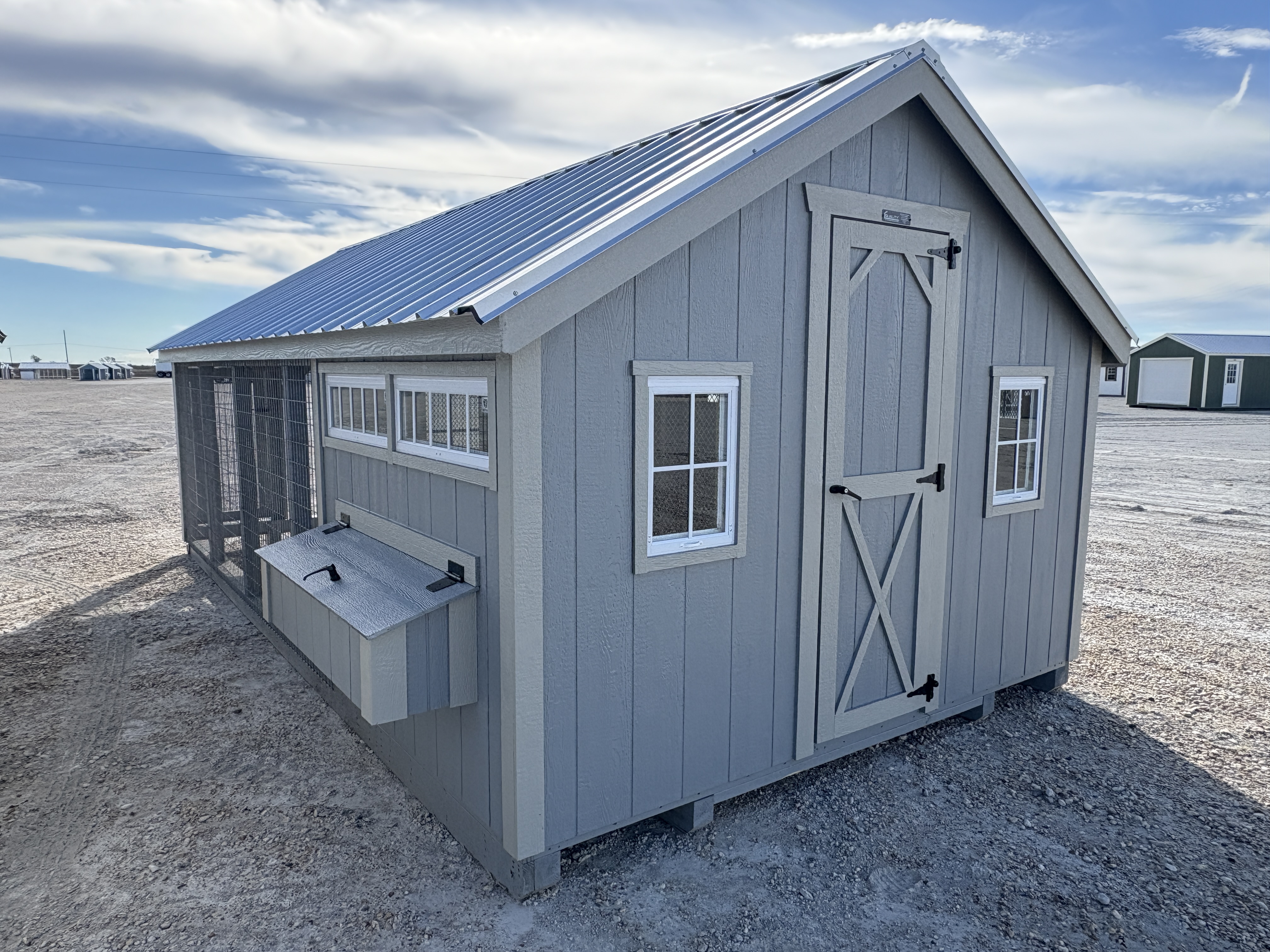 10x20 Chicken Coop #7491