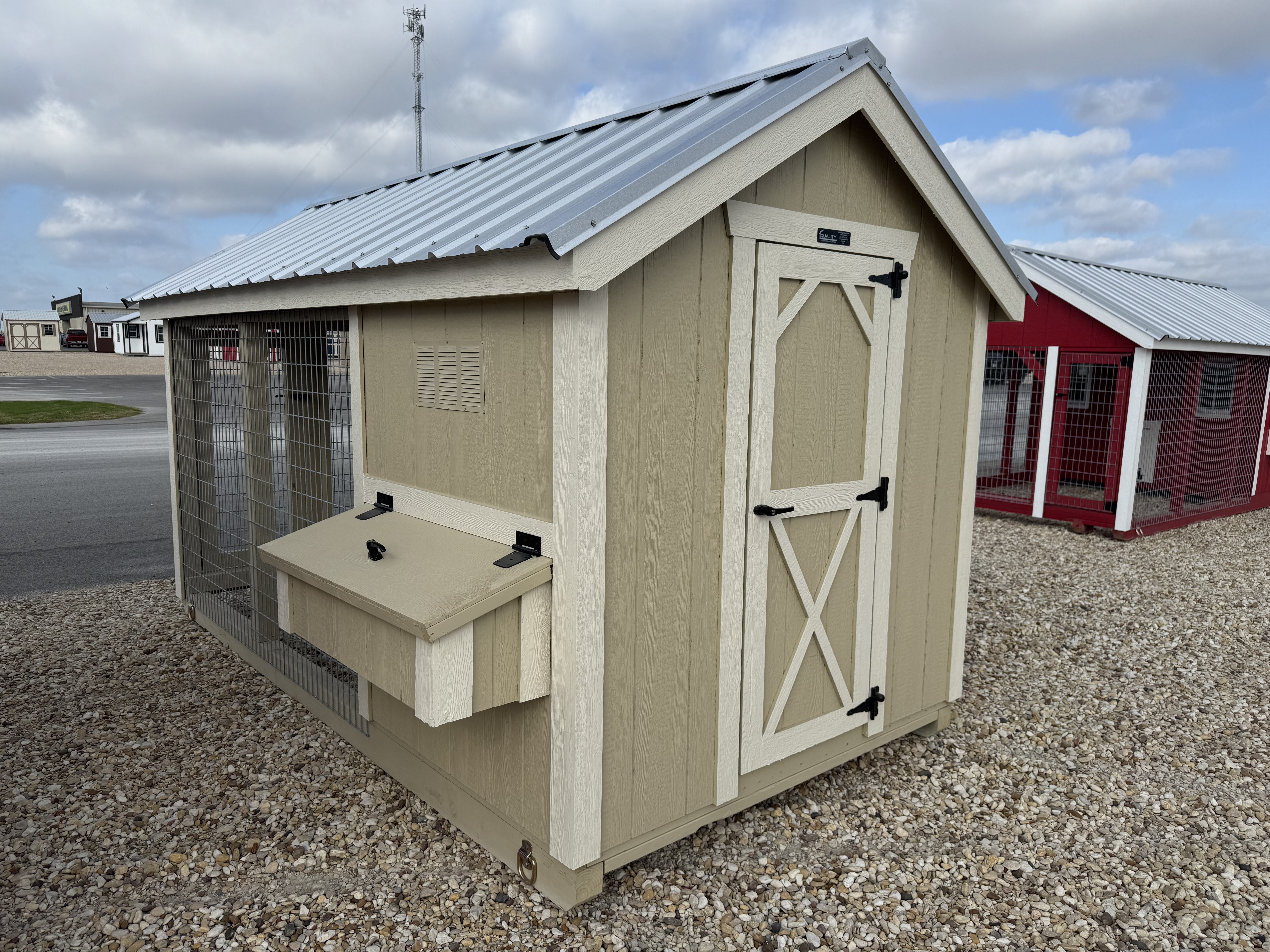 6x12 Chicken Coop #7776