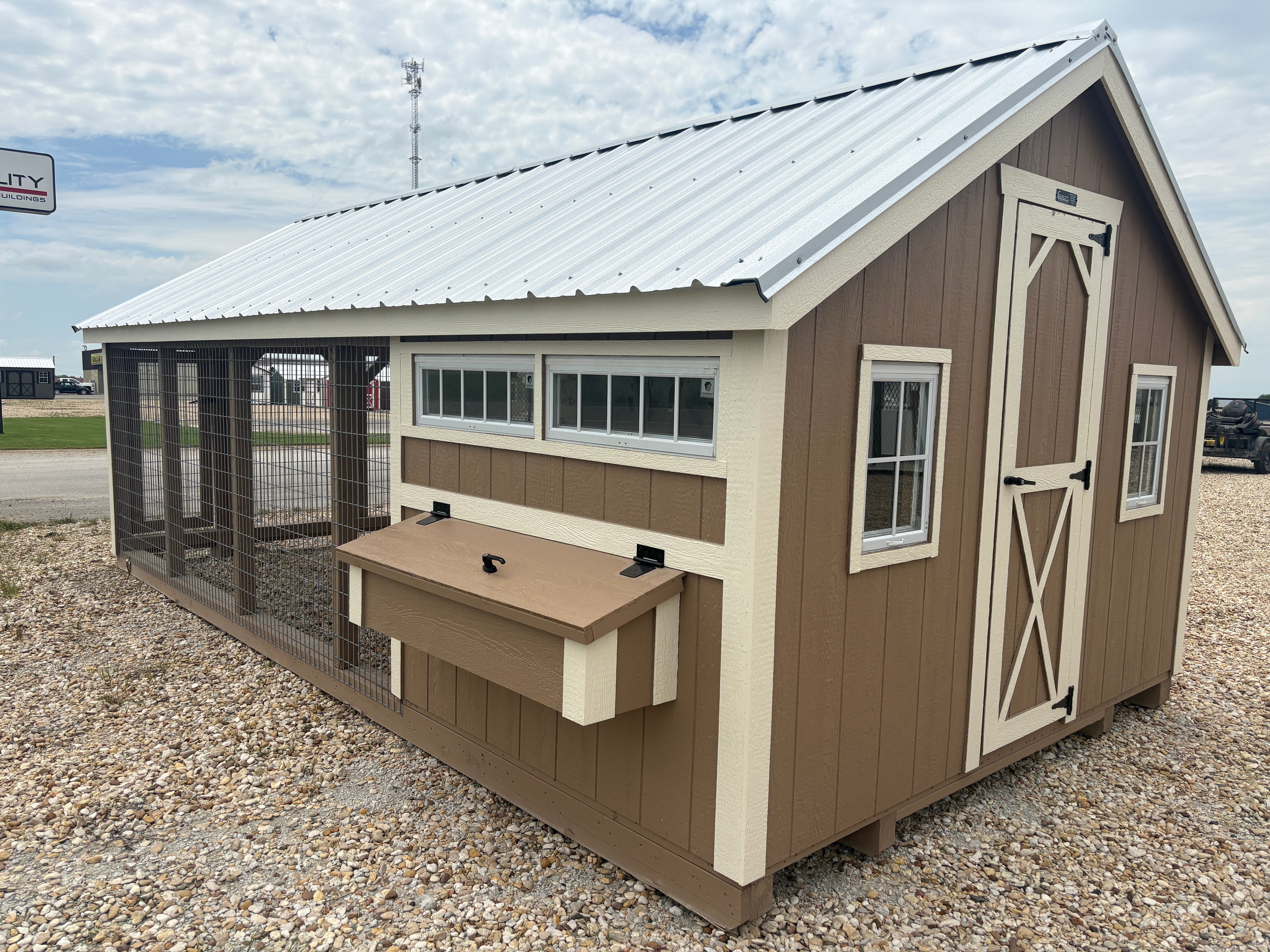 10x20 Chicken Coop #7784