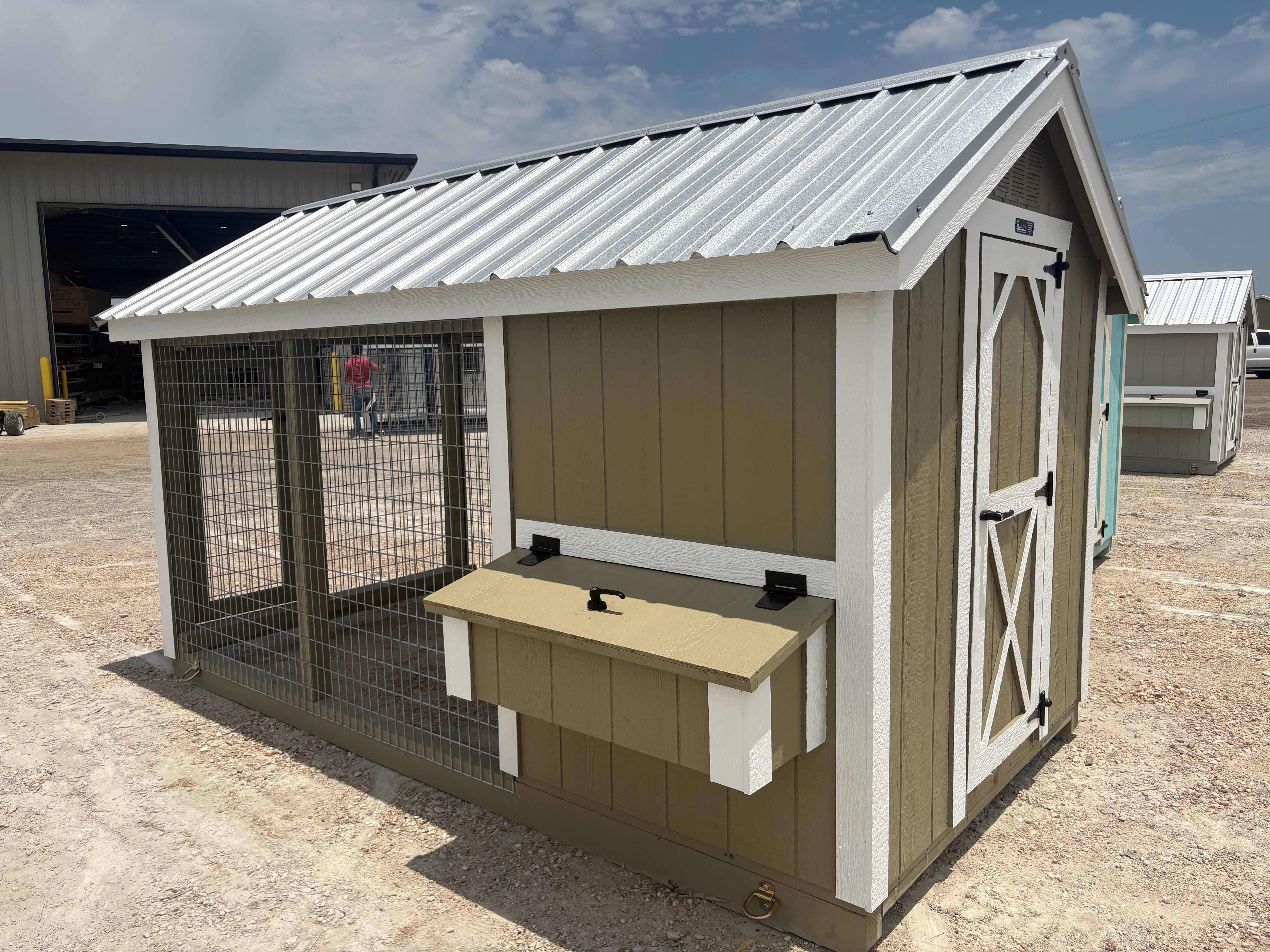 6x12 Chicken Coop #8203
