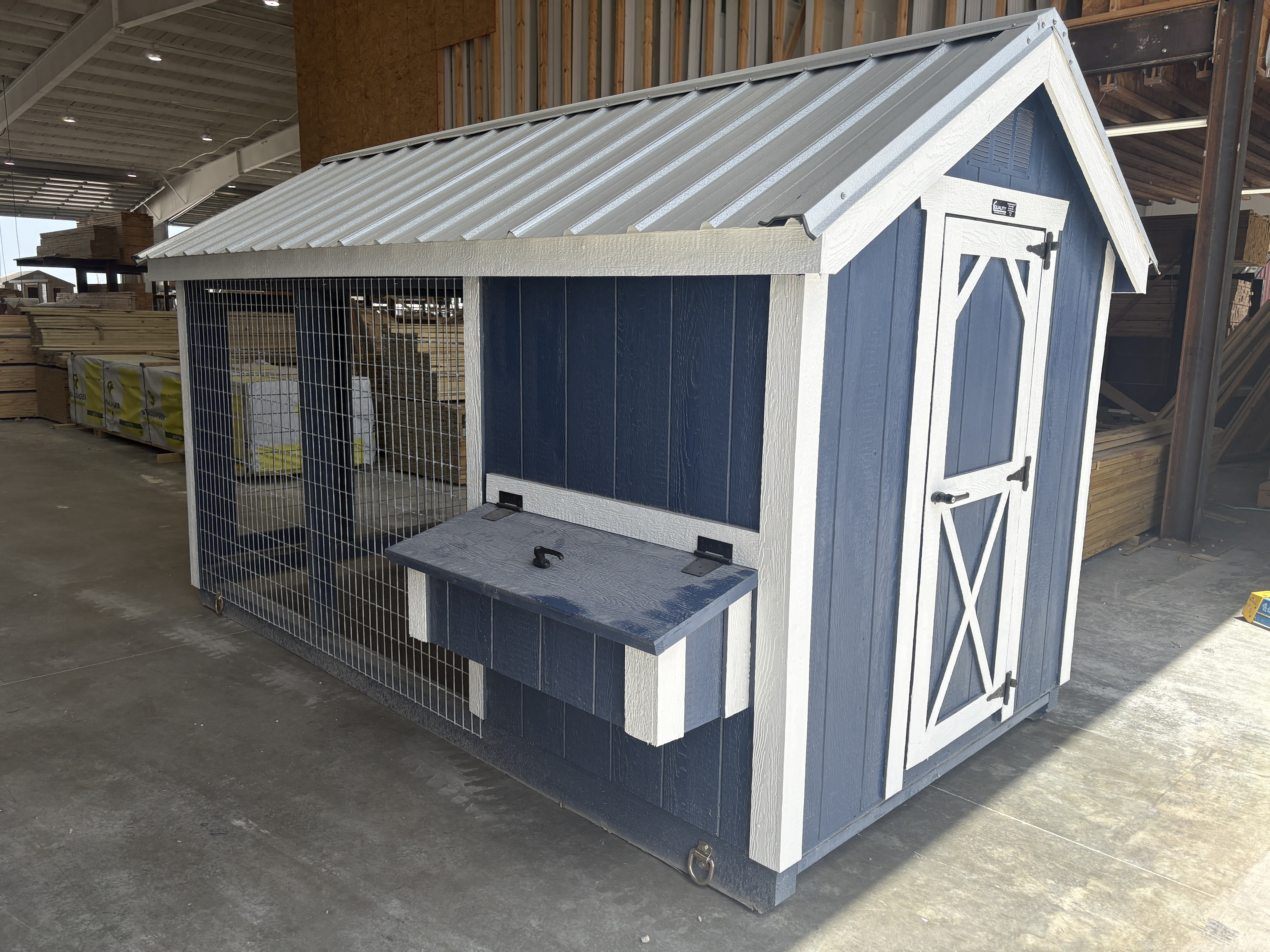 6x12 Chicken Coop #8204