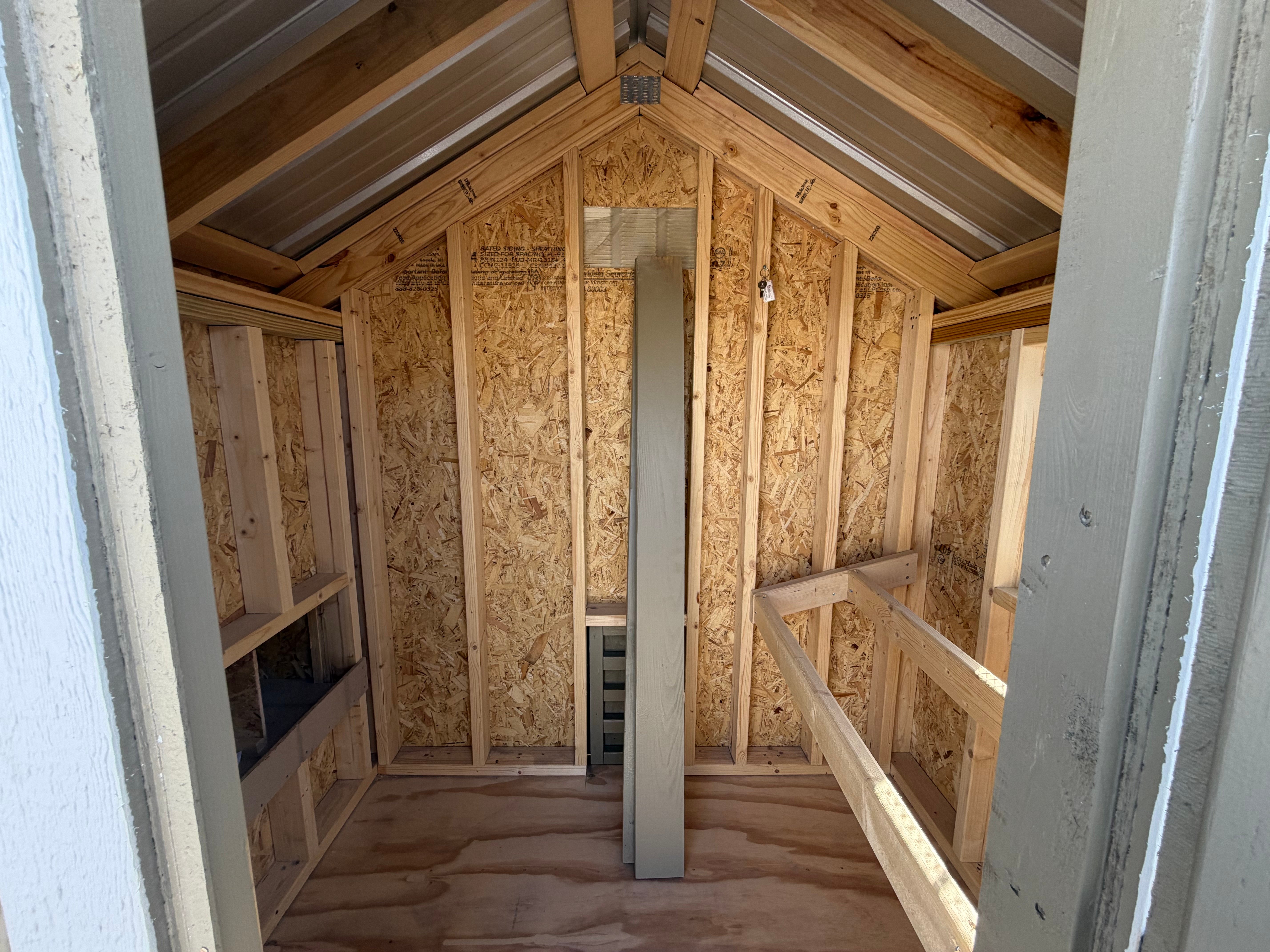 6x12 Chicken Coop #8520