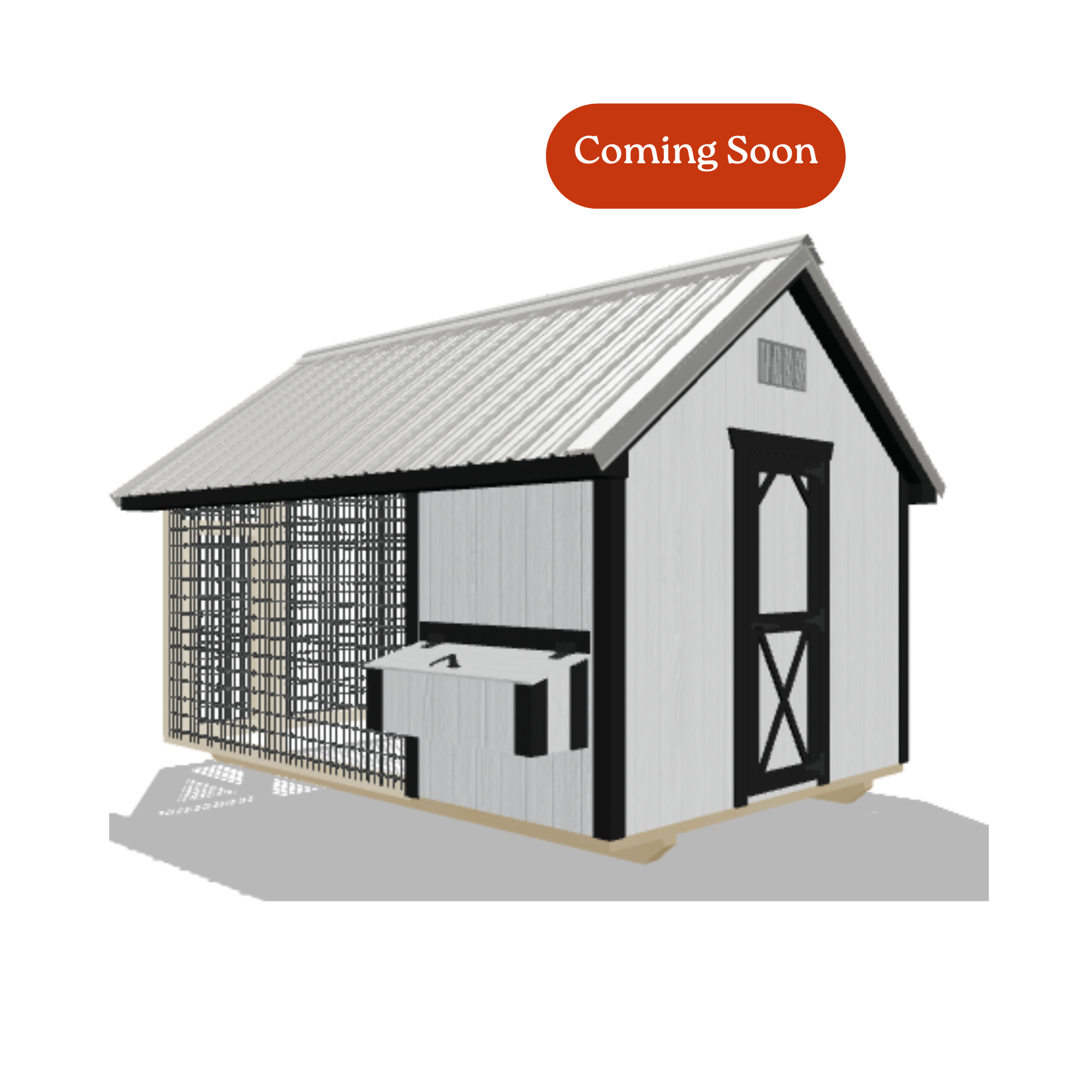 8x12 Chicken Coop #8684