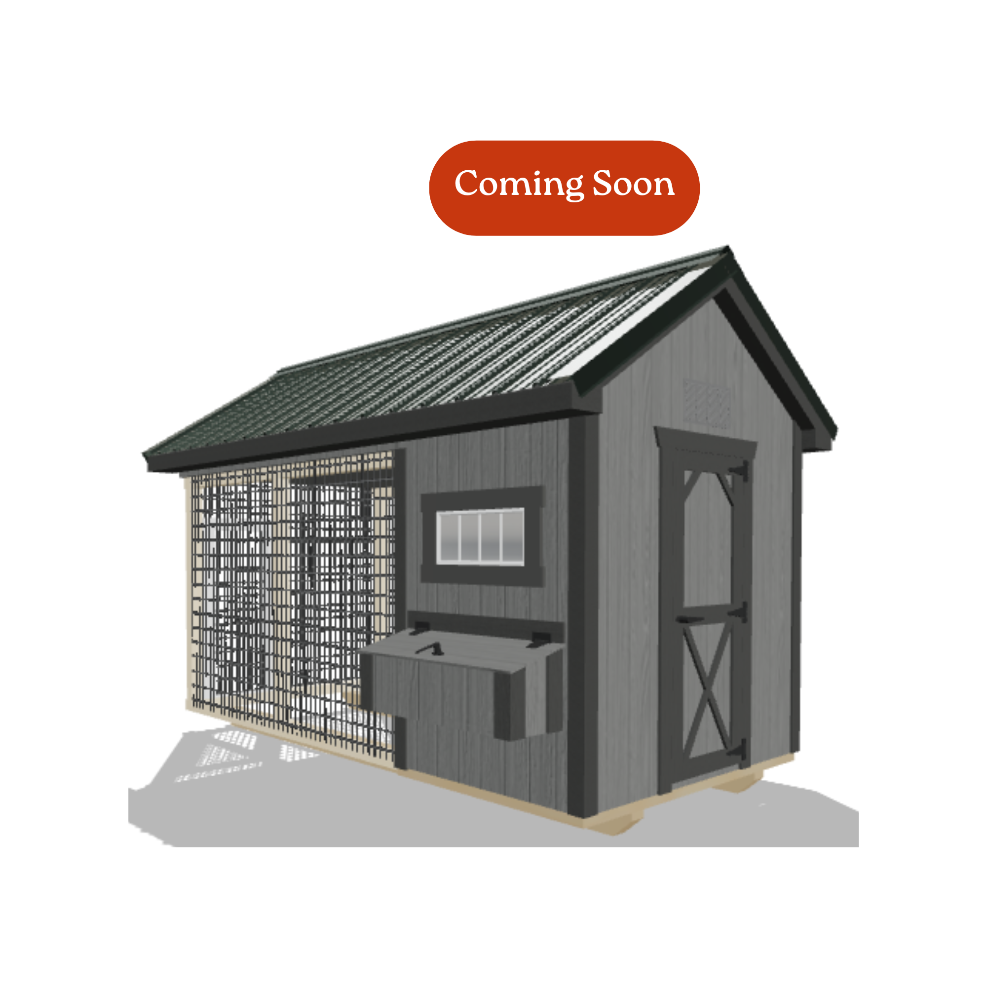 6x12 Chicken Coop #8762