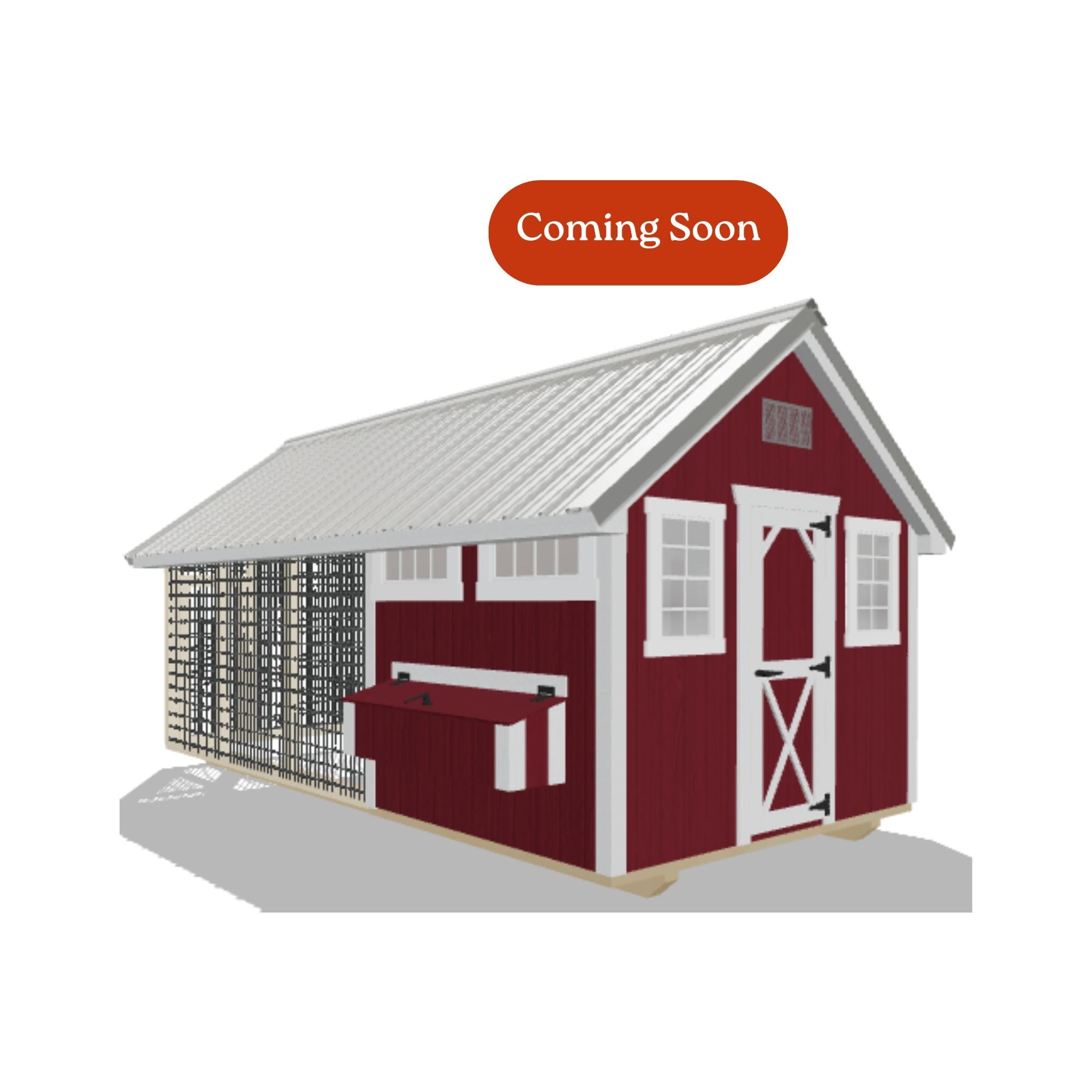 8x16 Chicken Coop #8426