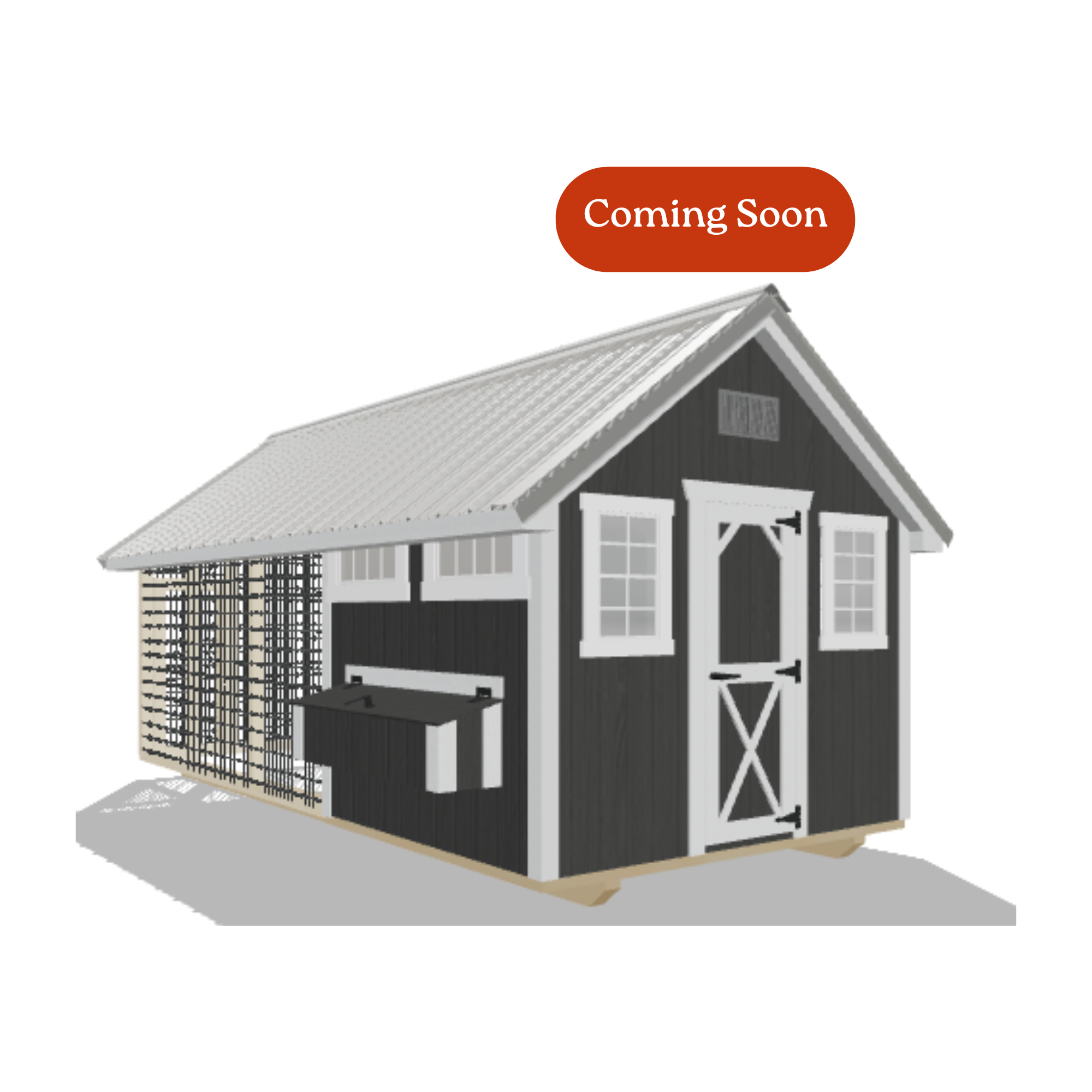 8x16 Chicken Coop #8561