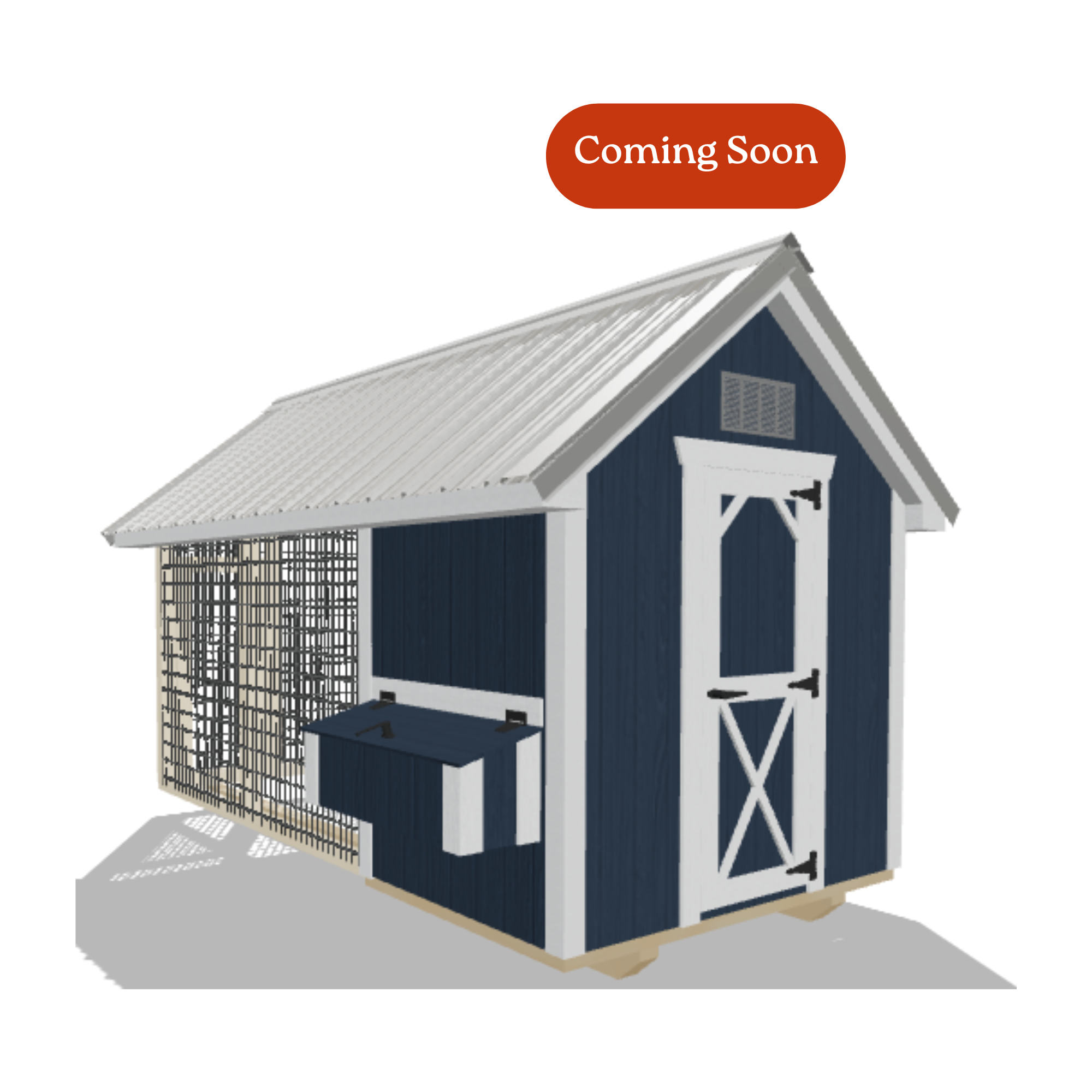 6x12 Chicken Coop #8637