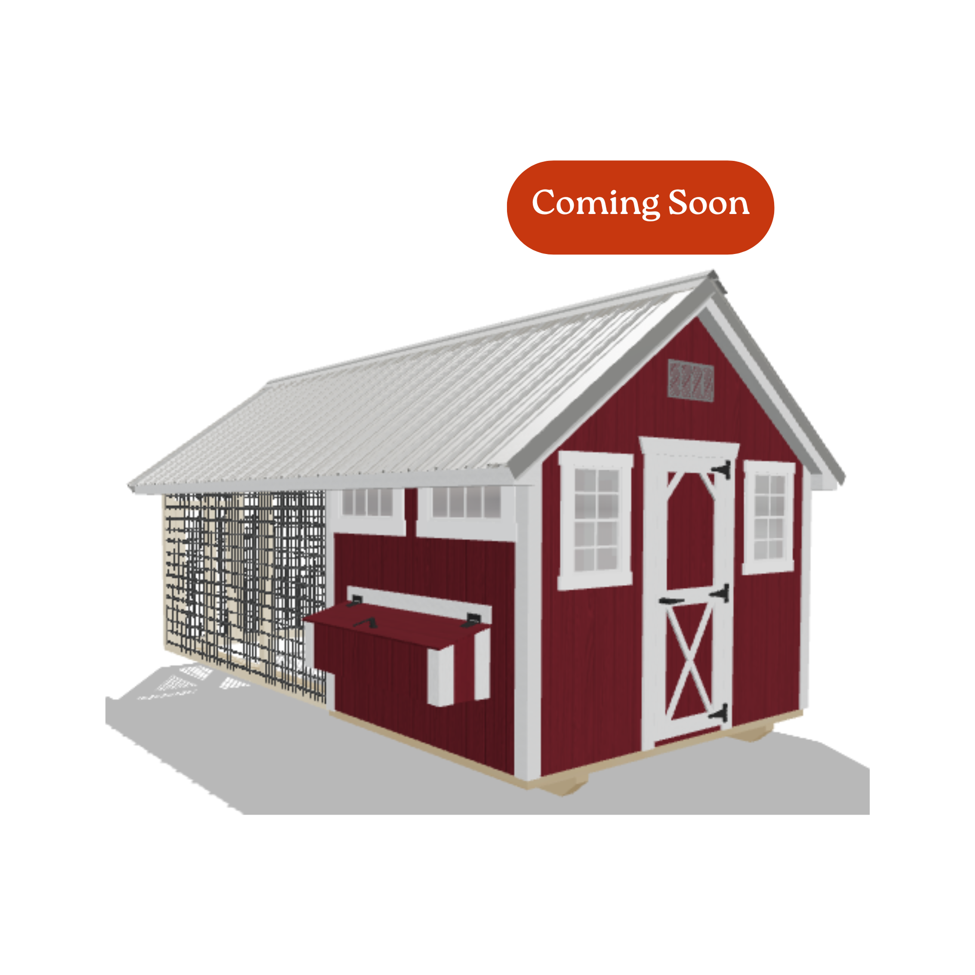 8x16 Chicken Coop #8638