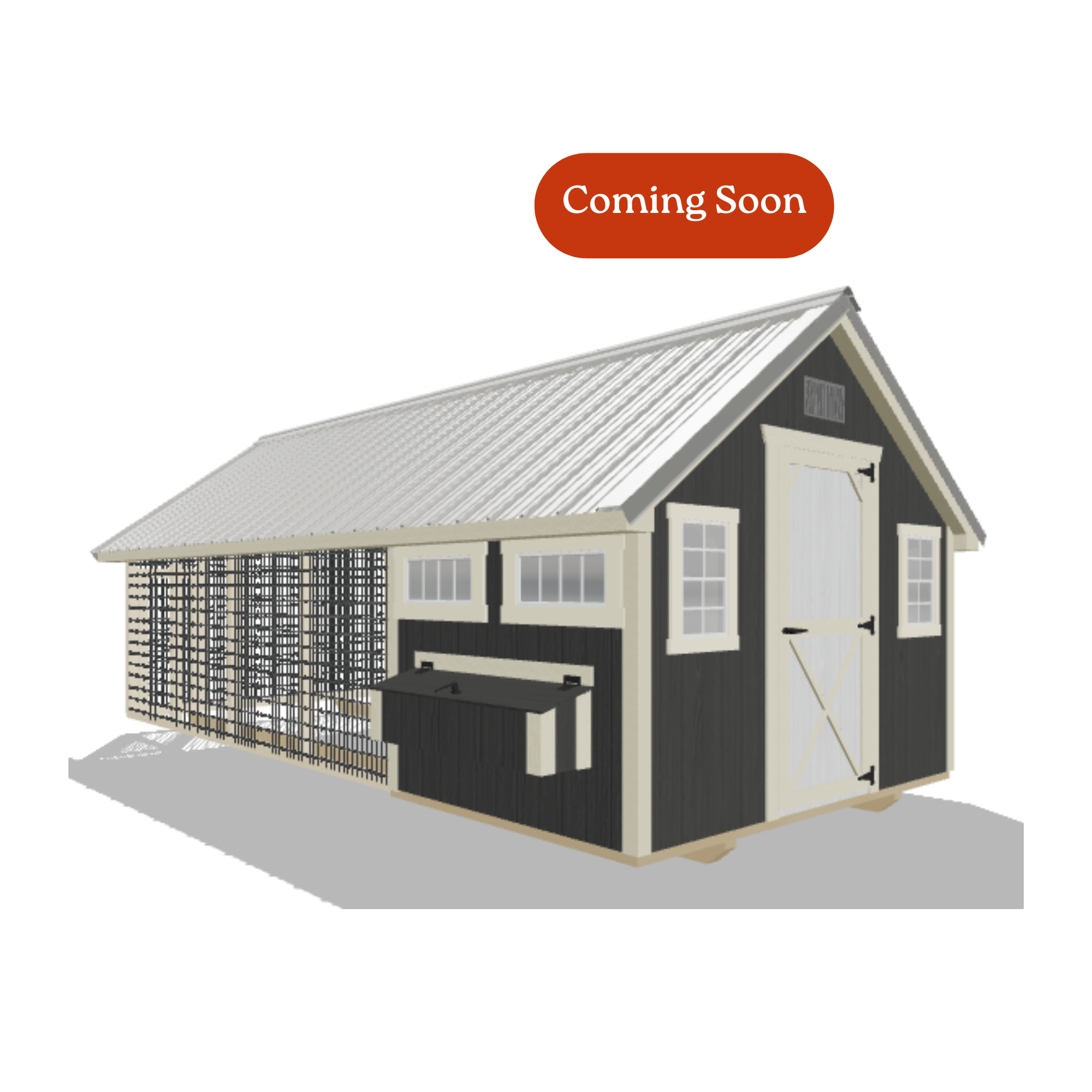10x20 Chicken Coop #8686
