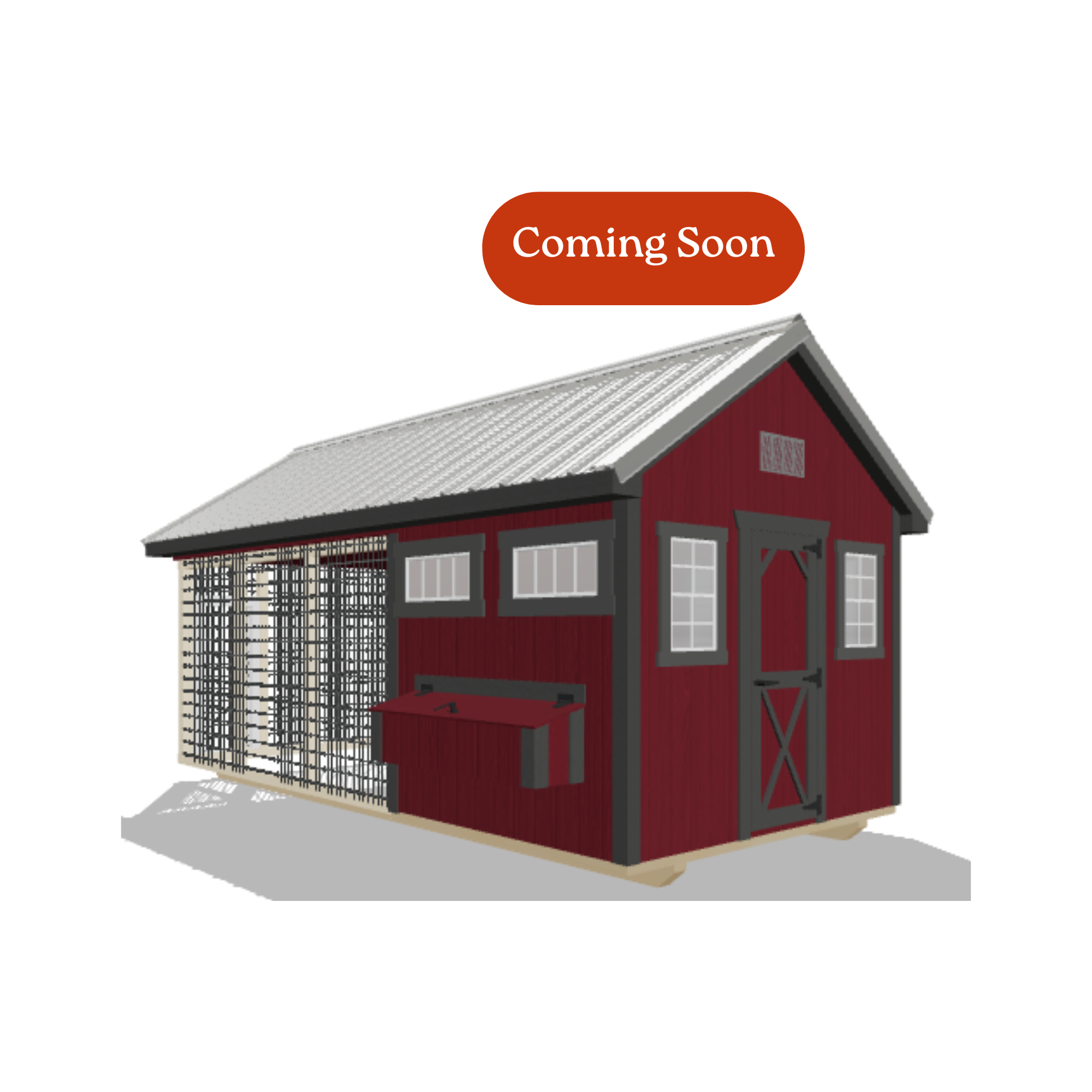 8x16 Chicken Coop #8821