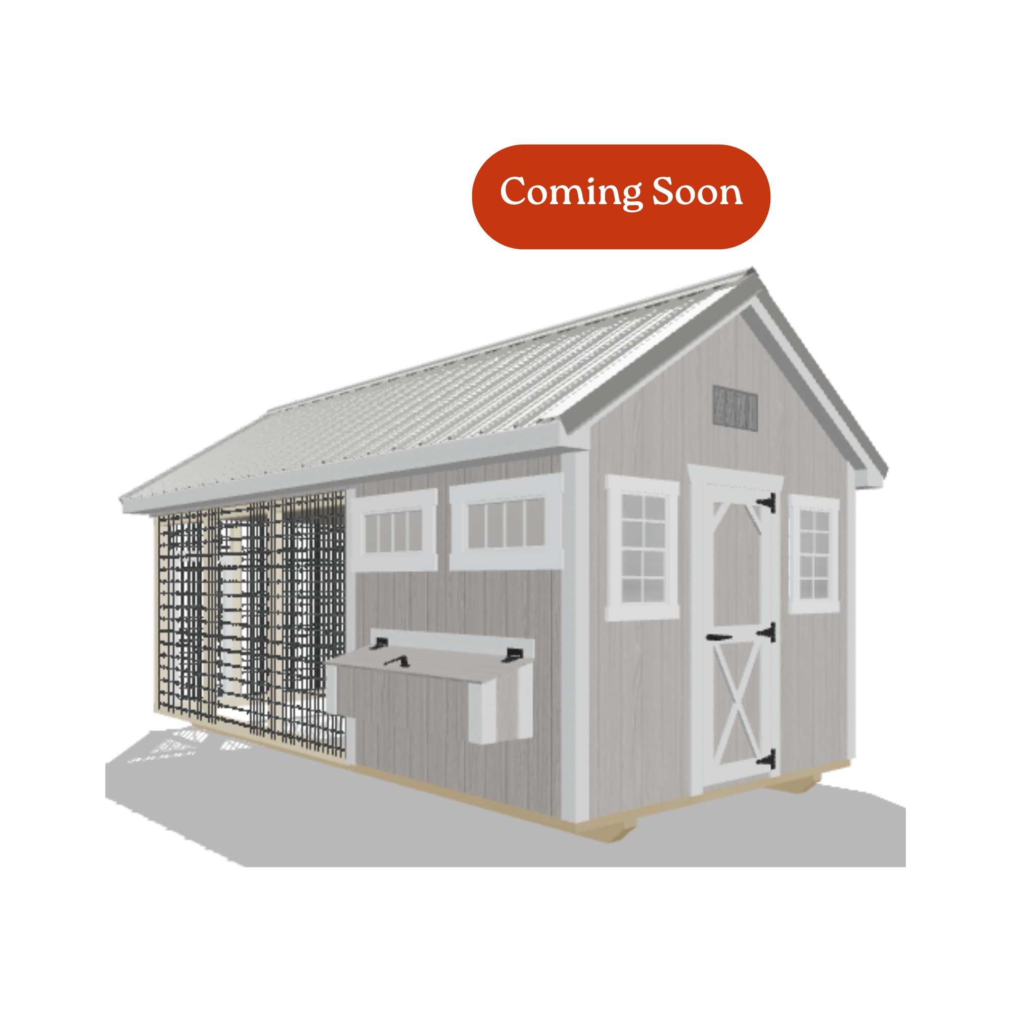 8x16 Chicken Coop #8822