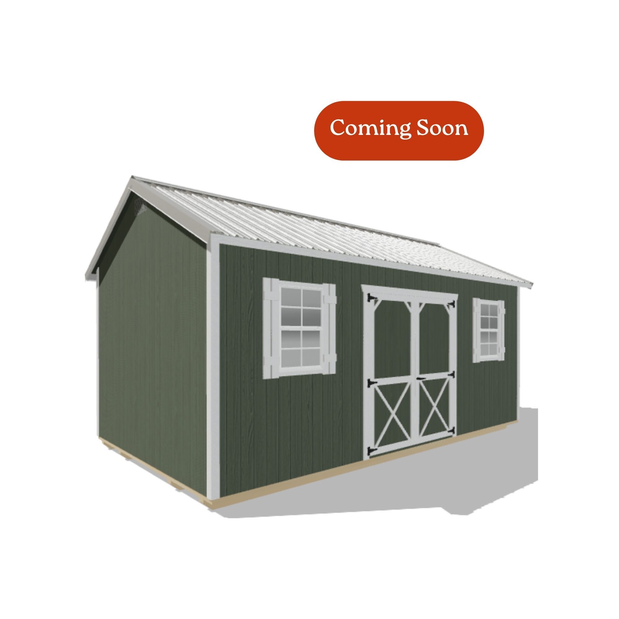 12x20 Elite Garden Shed #8380