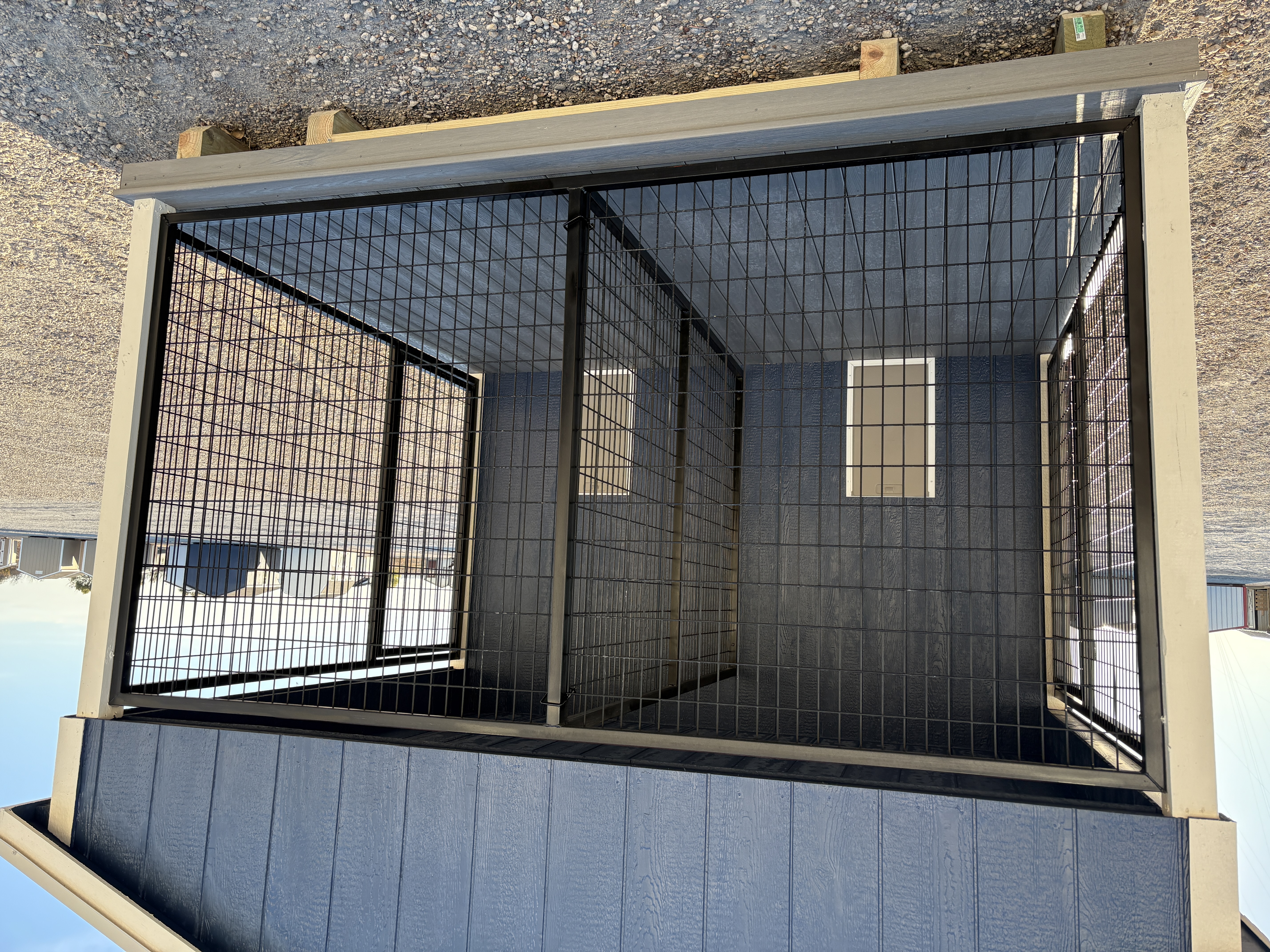 10x12 Double Dog Kennel #7391