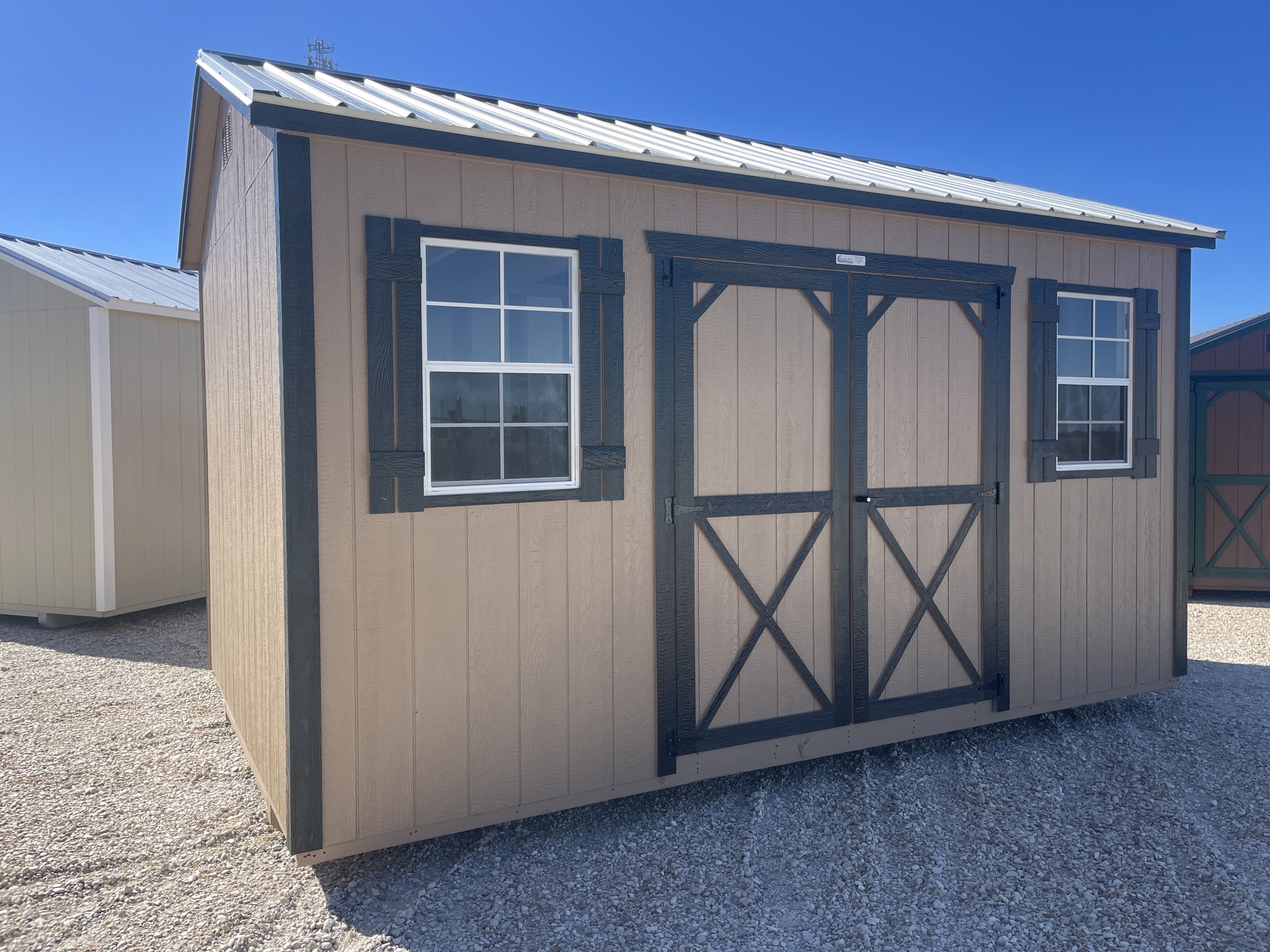10x16 Elite Garden Shed #5814