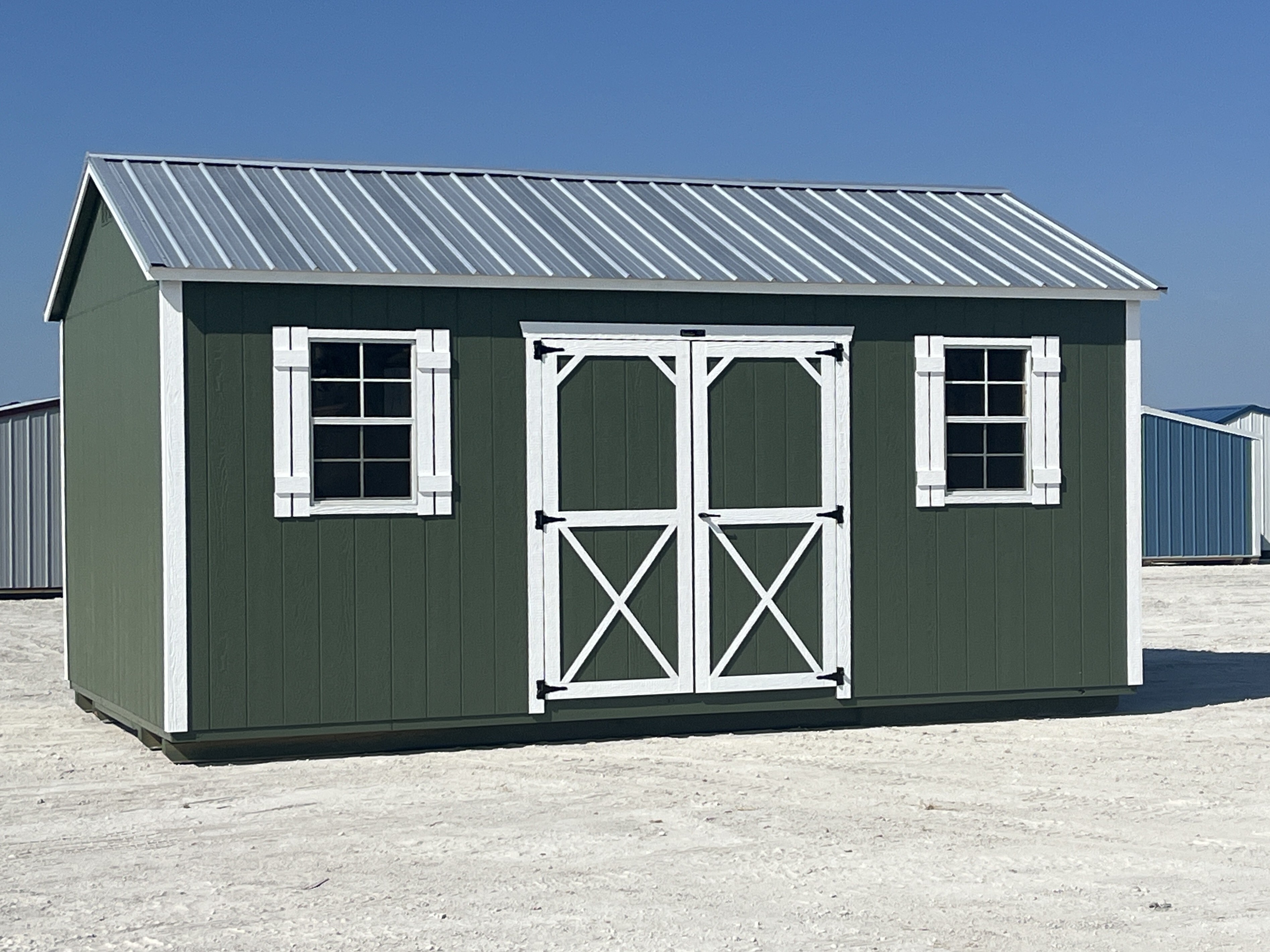 12x20 Elite Garden Shed #7032