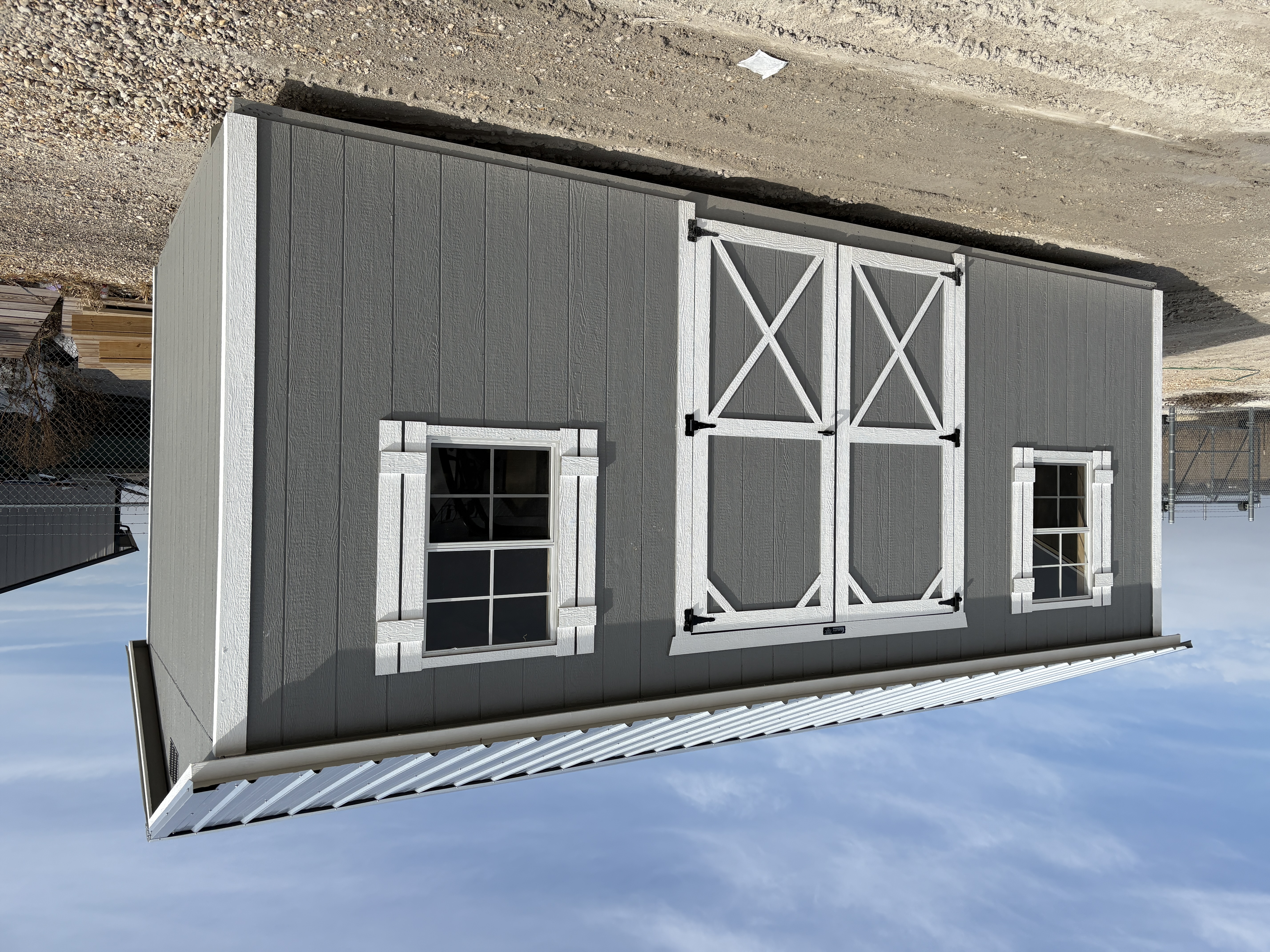 10x20 Elite Garden Shed #7416