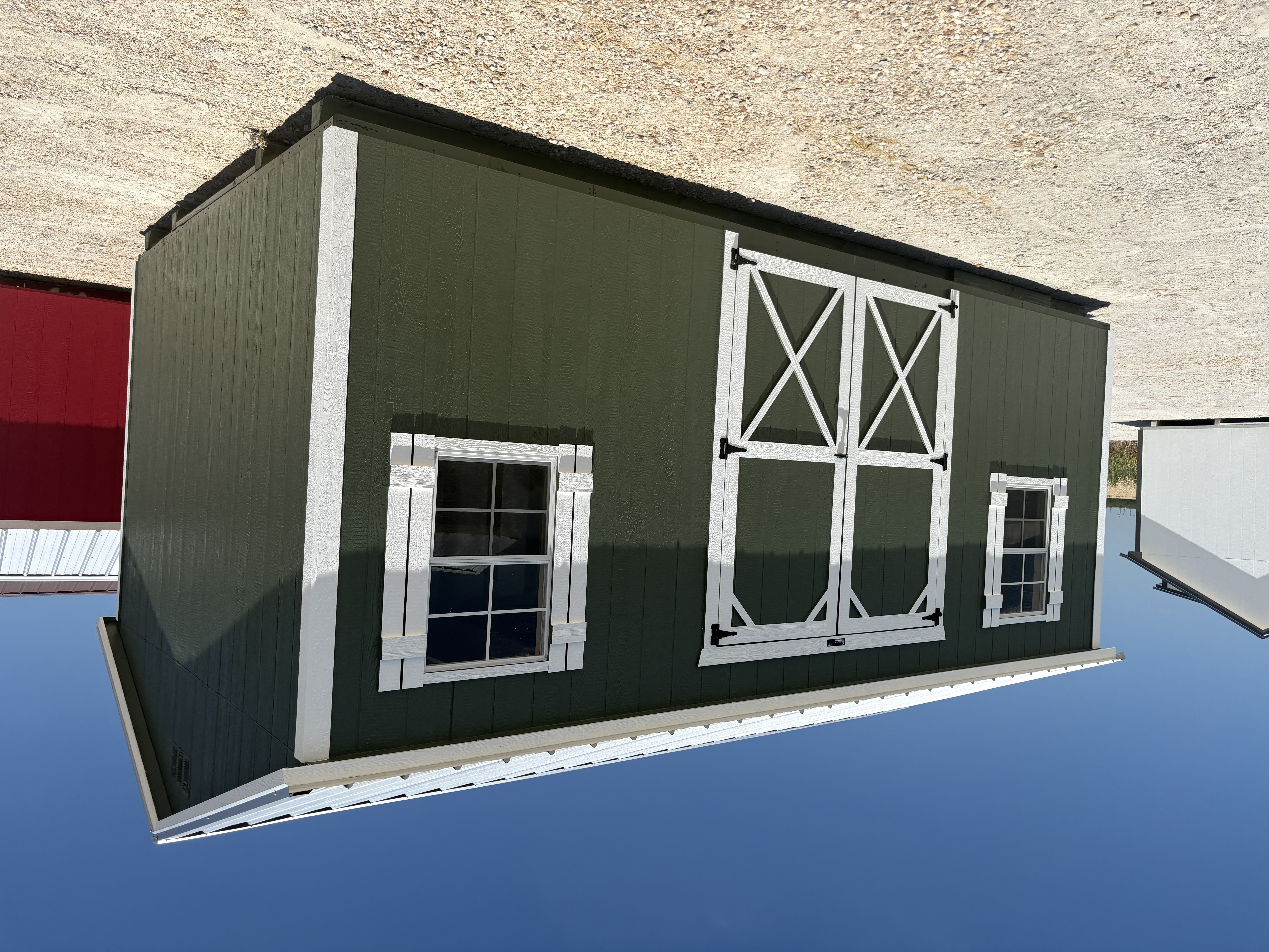 12x20 Elite Garden Shed #8380