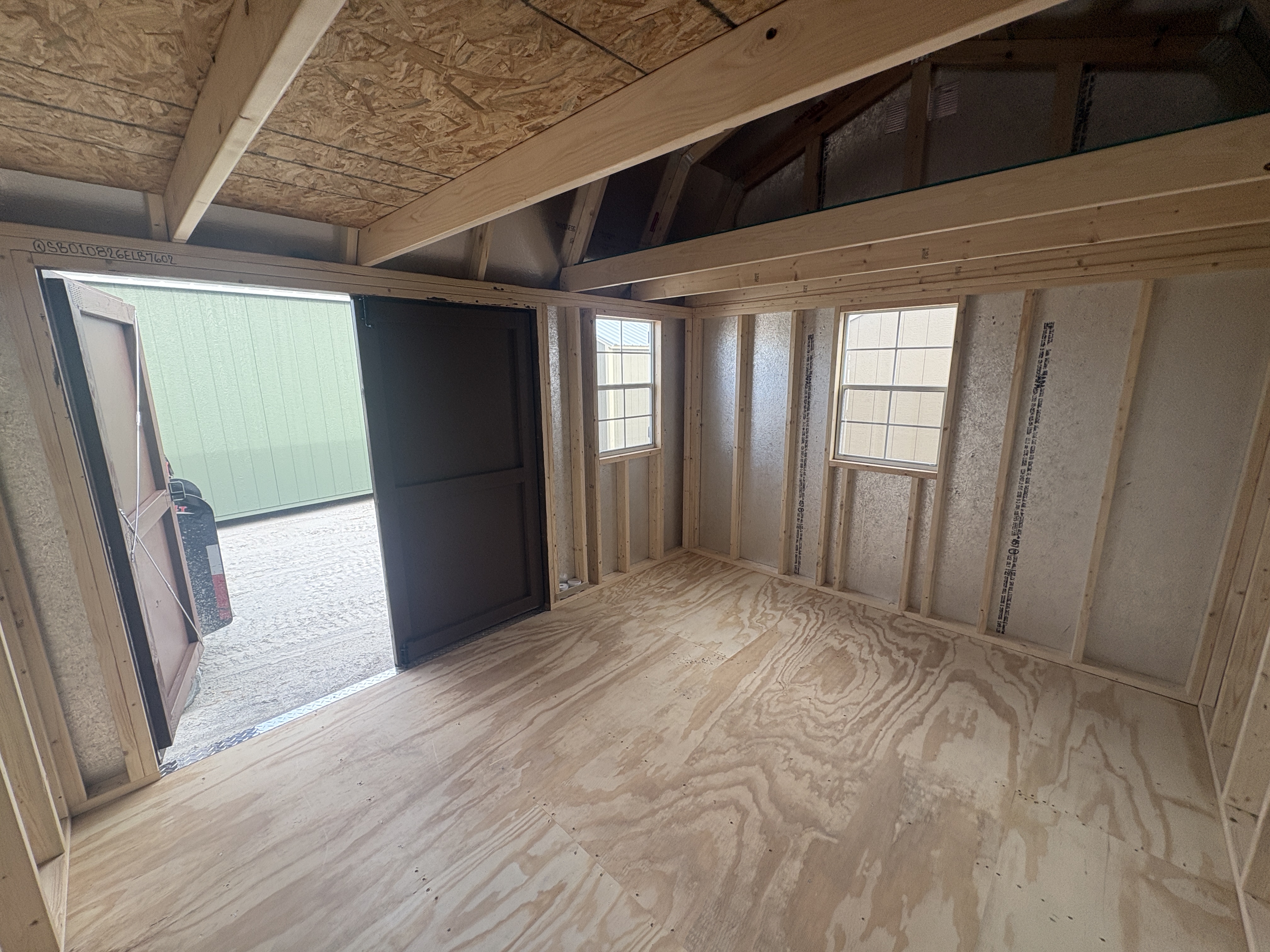 10x12 Elite Lofted Barn #7602