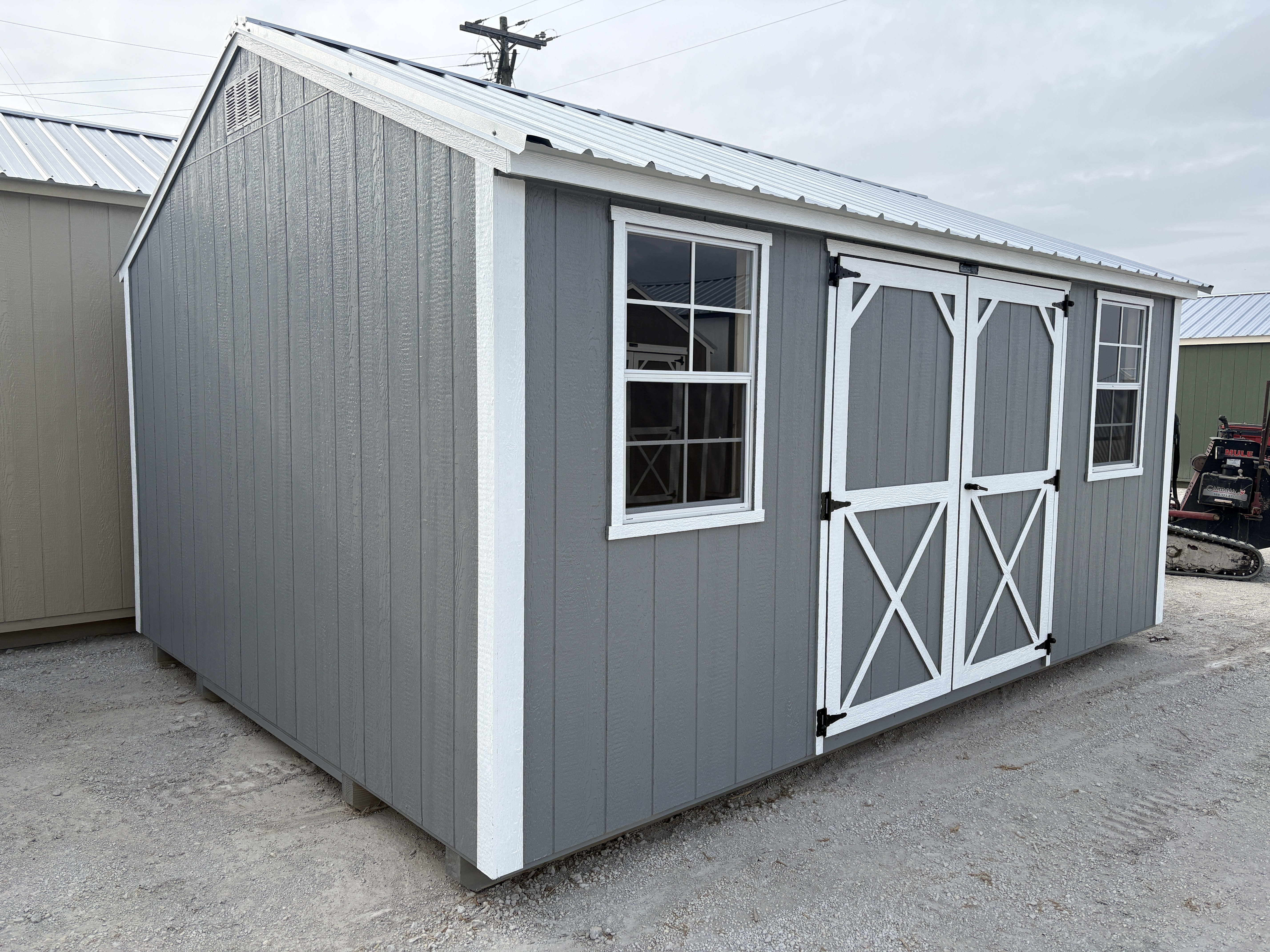 12x16 Garden Shed #7530