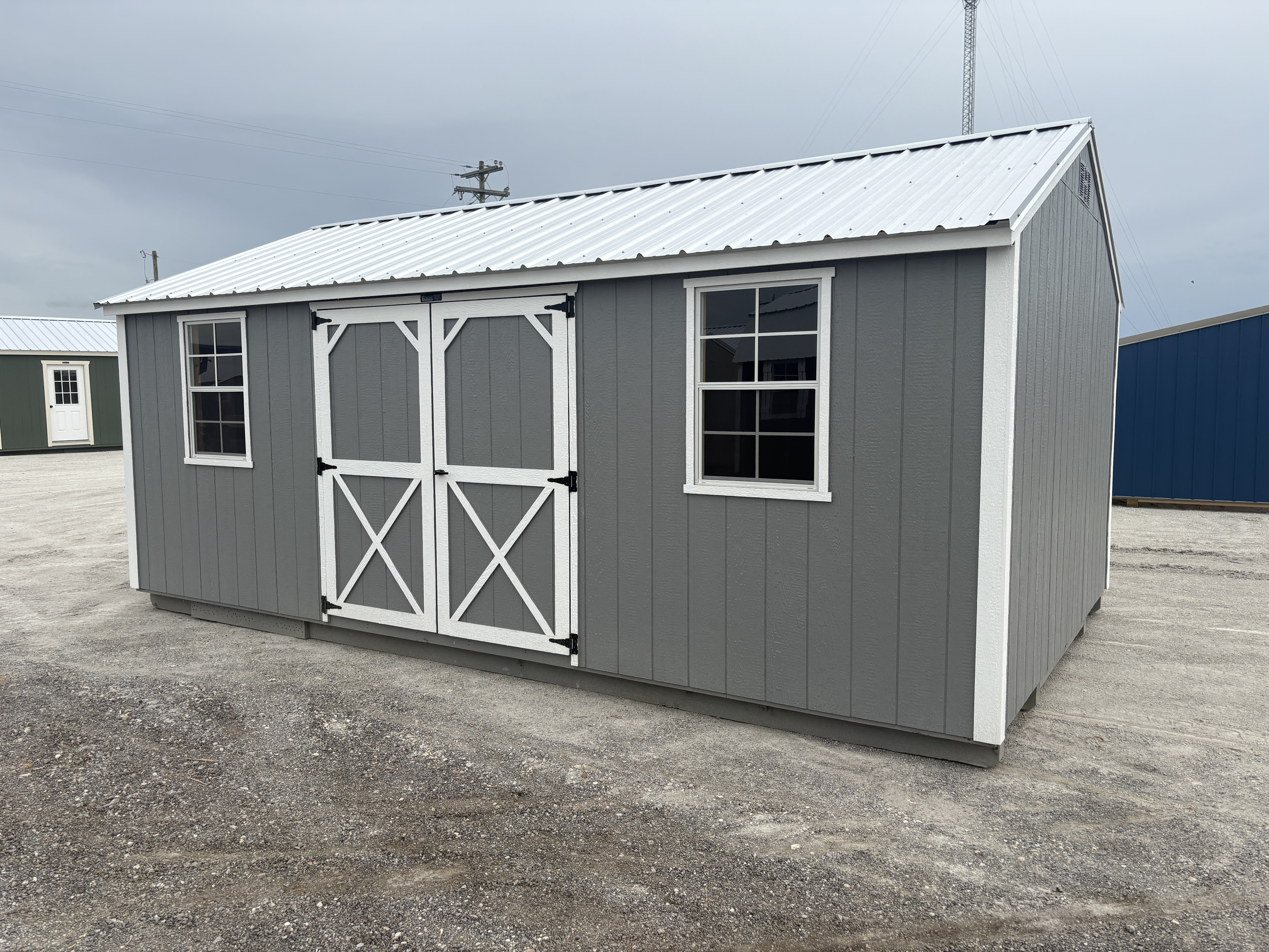 12x20 Garden Shed #8109