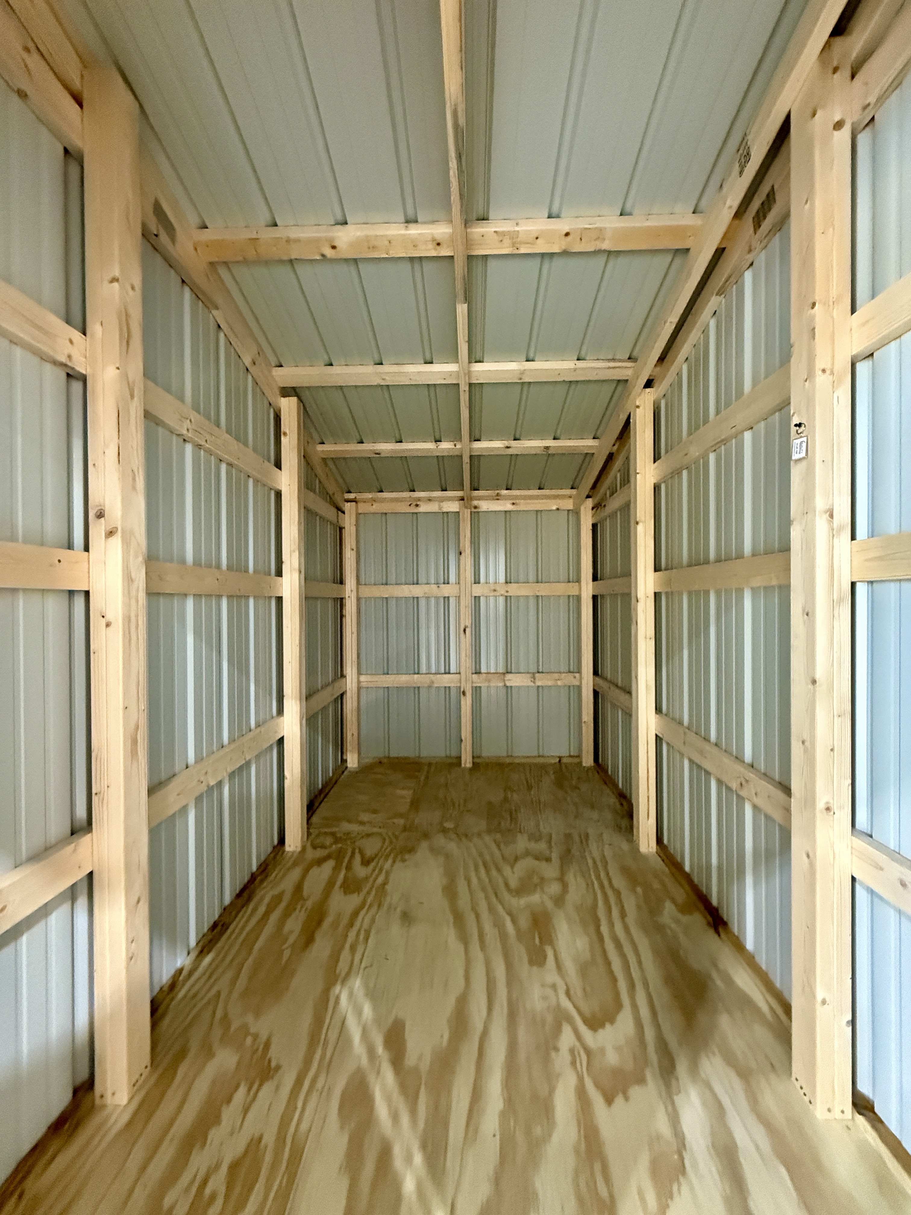 12x32 Run-in Shed with Tack Room #6222