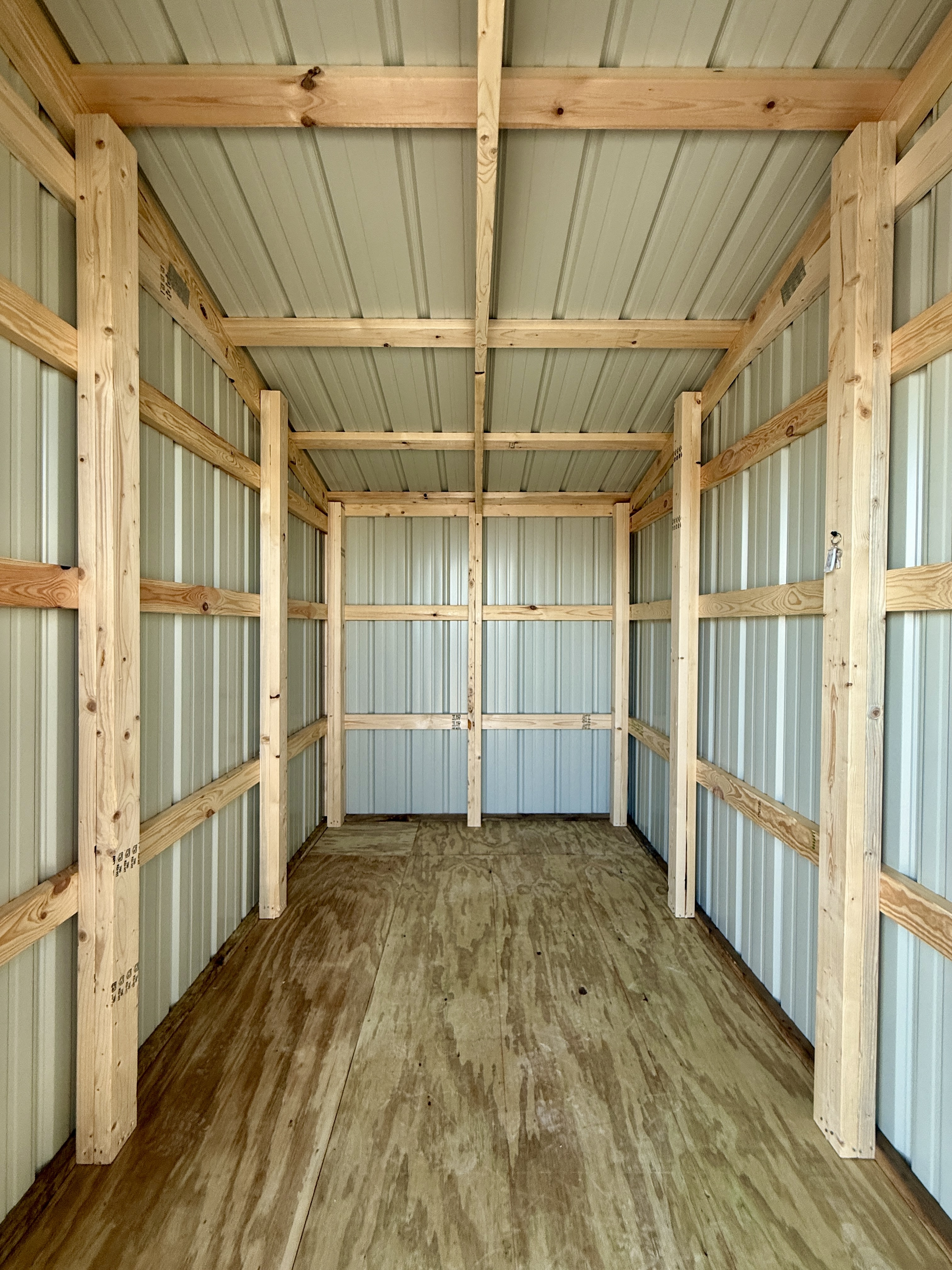 10x20 Run-in Shed with Tack Room #6538