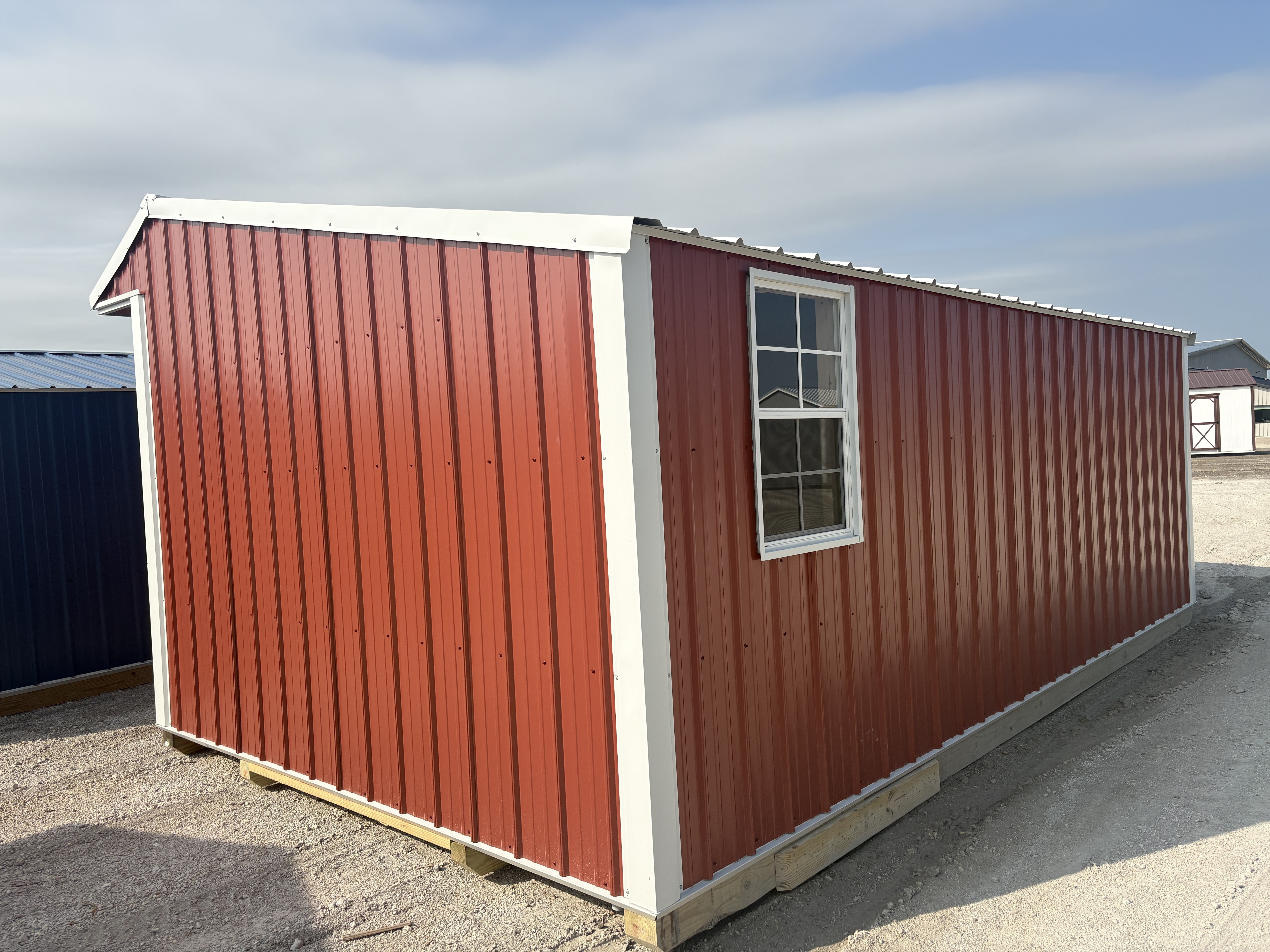 12x20 Run-in Shed w/Tack Room #8172