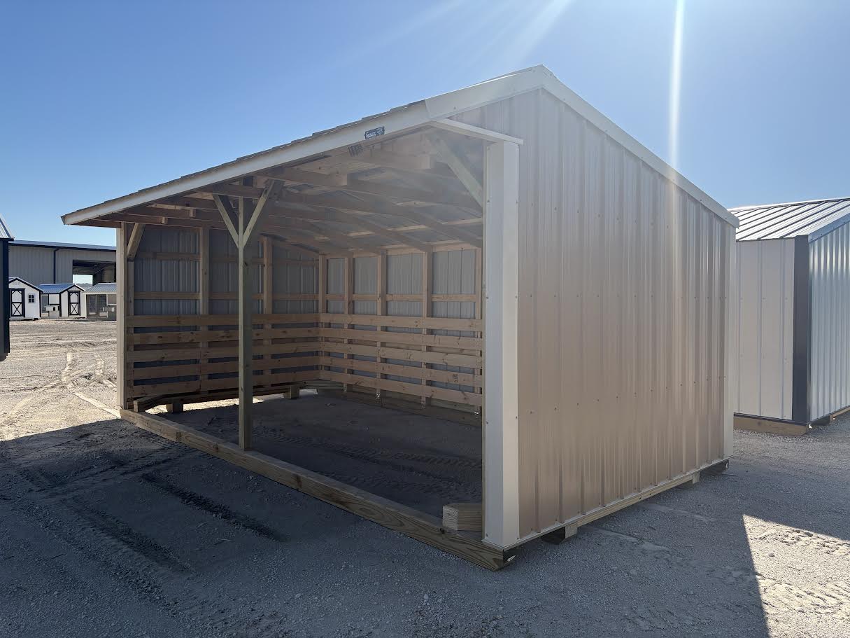 10x20 Metal Run-in Shed #8750