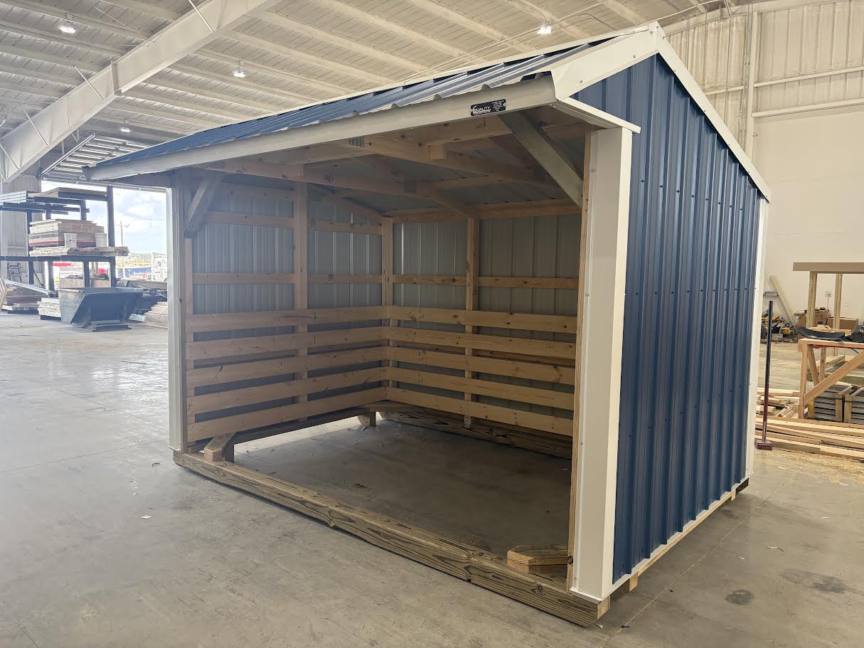 8x12 Metal Run-in Shed #8593
