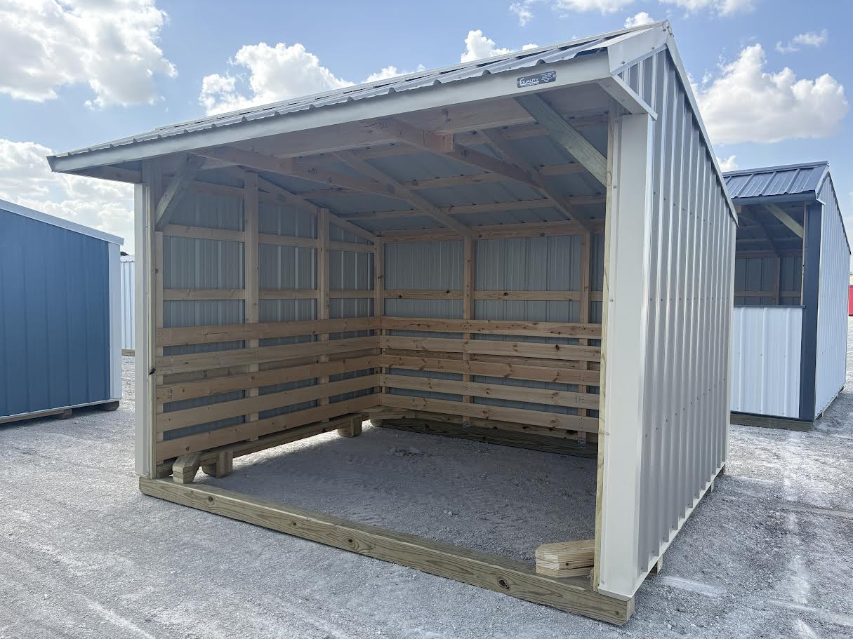 10x12 Metal Run-in Shed #8663