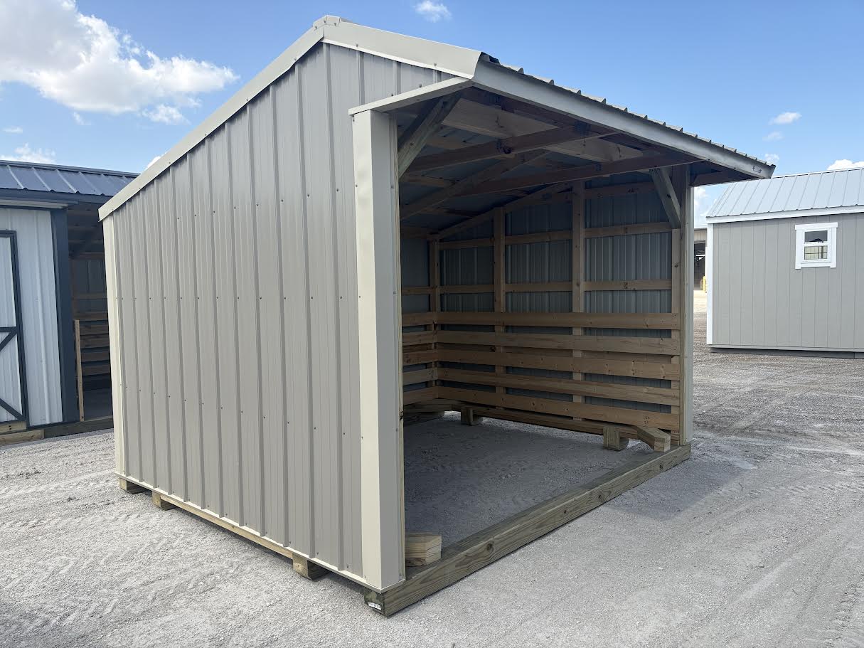 10x12 Metal Run-in Shed #8663